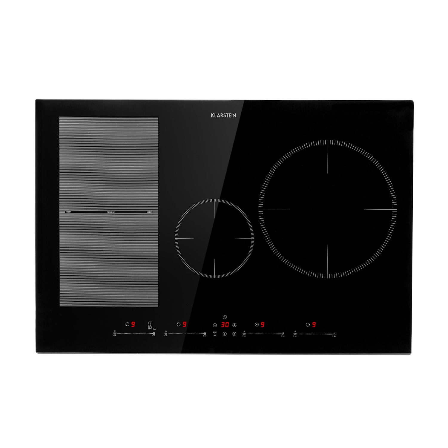 Delicatessa 77 Hybrid built-in hob induction 4 zones 7000 W glass ceramic 