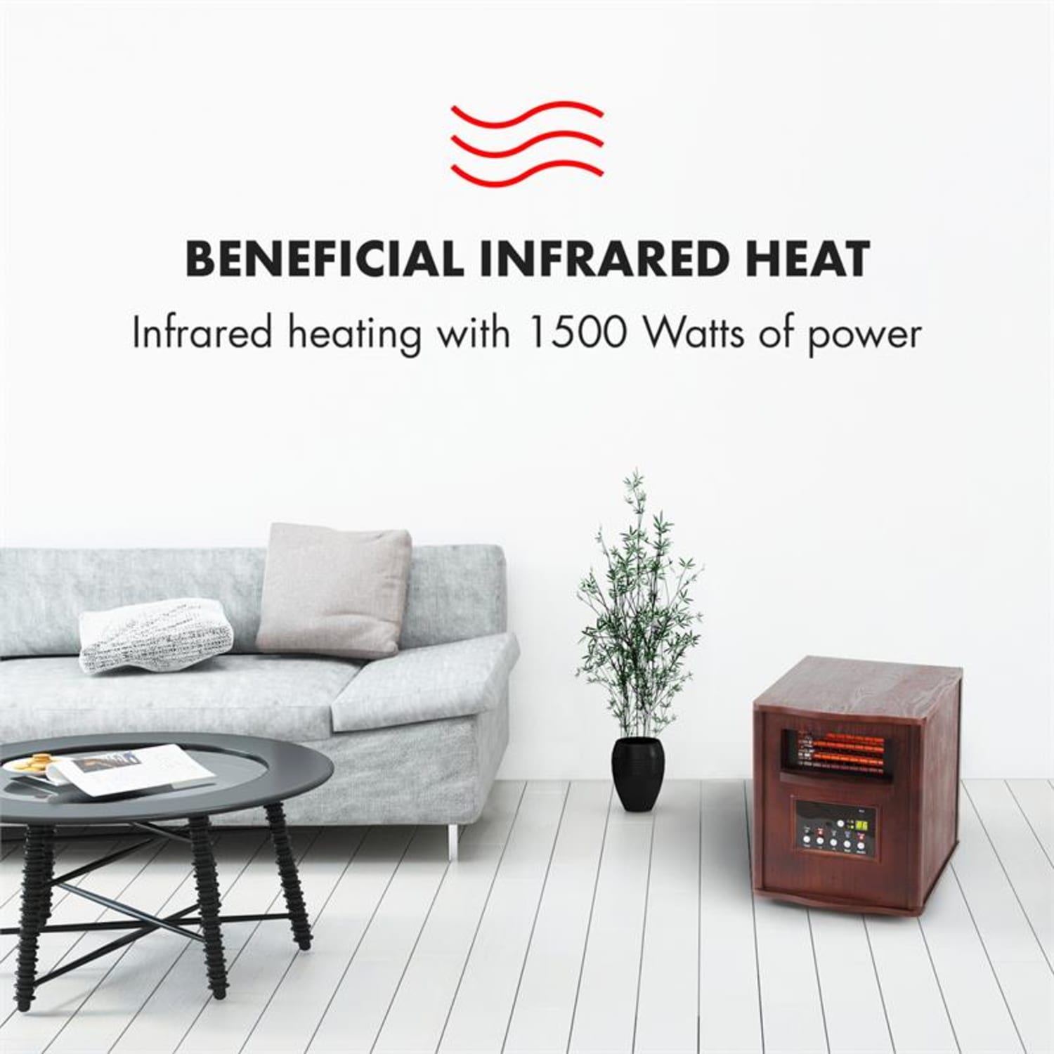 Heatbox infravörös hősugárzó Diófa