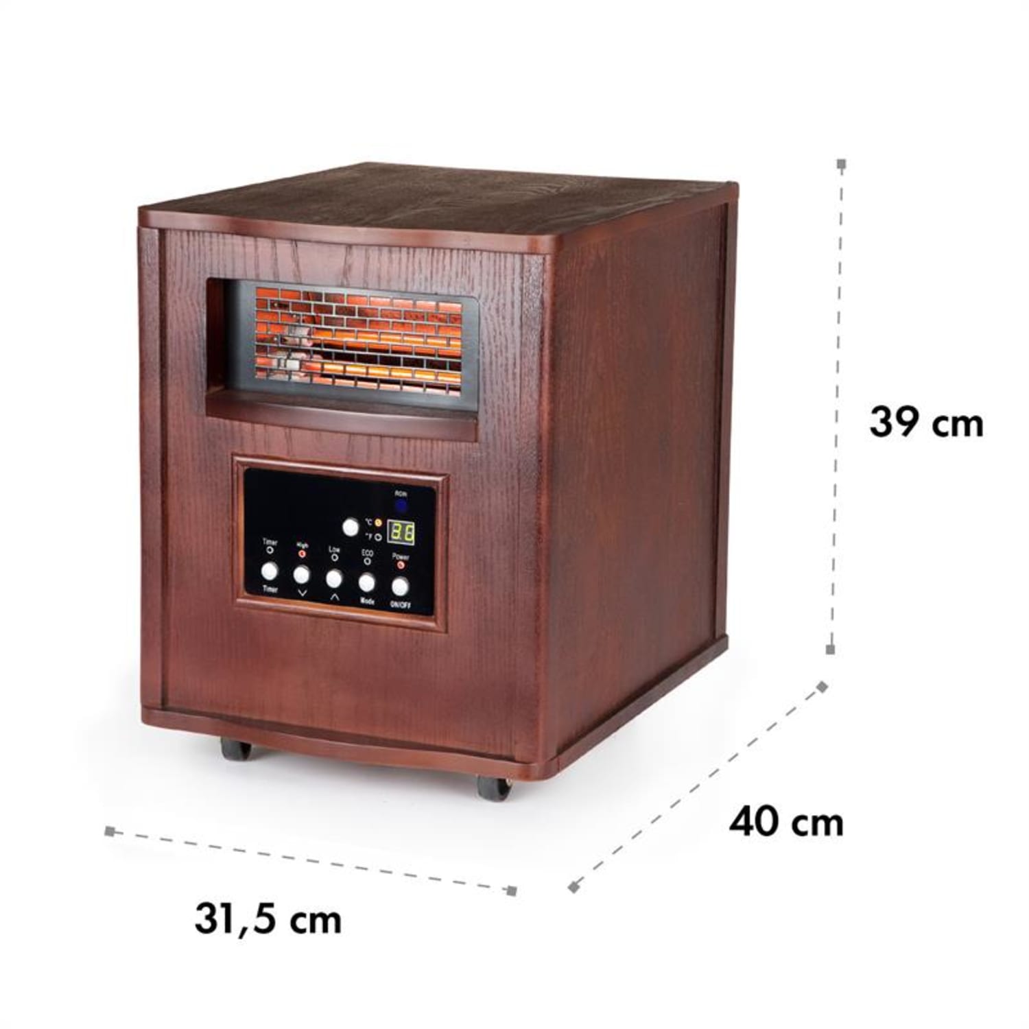 Heatbox infravörös hősugárzó Diófa