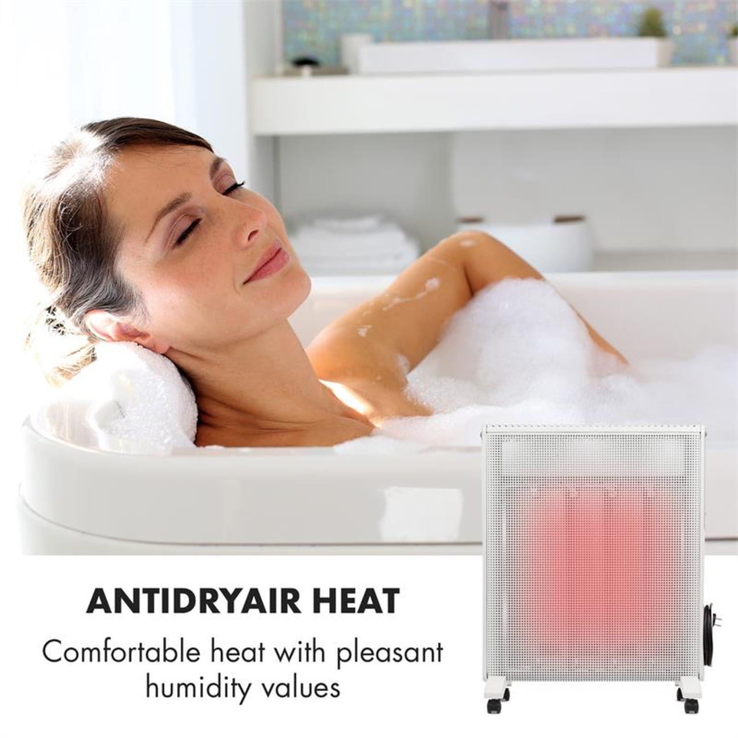 Hot Spot Rolling Wave 2500, încălzire în pardoseală, 2500 W, 4 elemente de Încălzire, AntiDryAir Heat 2500 W