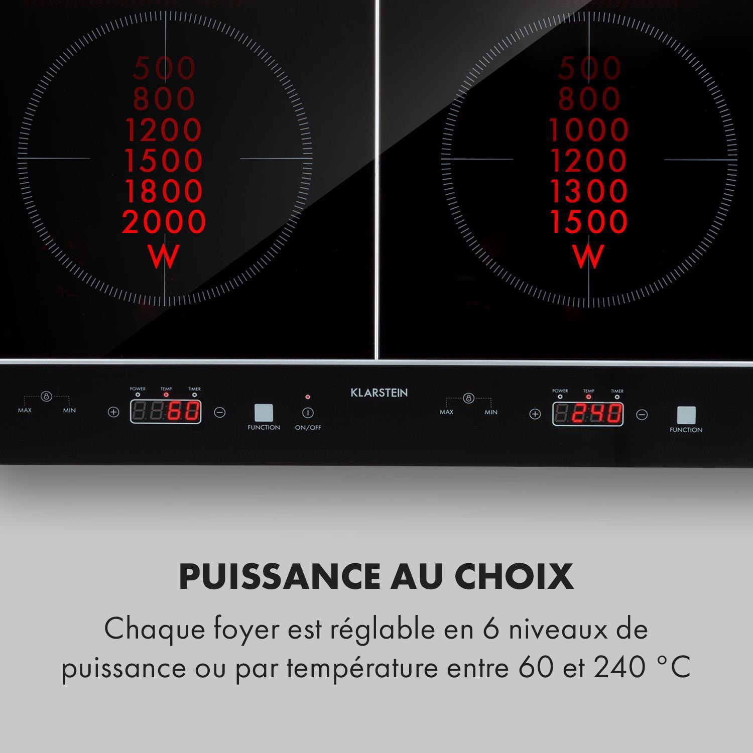 VariCook Neo dubbele inductiekookplaat 3500 W SenseControl glaskeramiek 