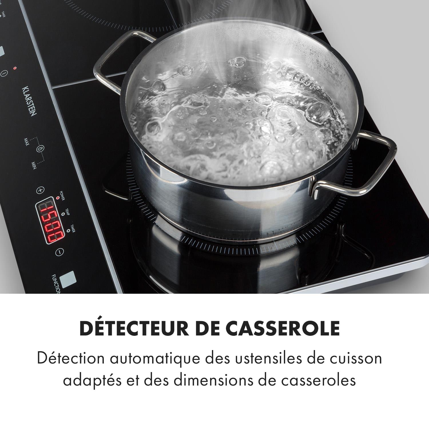 VariCook Neo dubbele inductiekookplaat 3500 W SenseControl glaskeramiek 