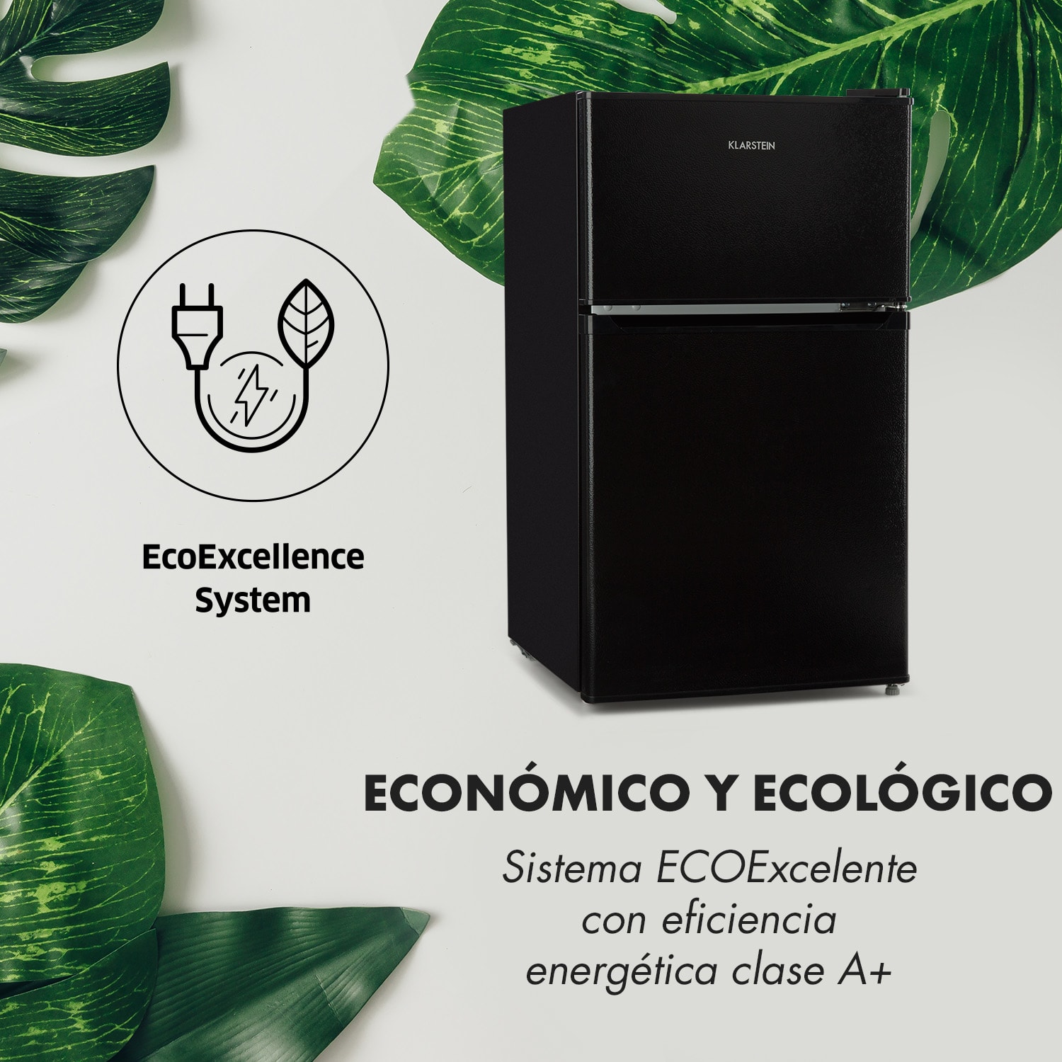 Big Daddy Cool Frigorífico combi 61/26 L 42dB A+ Negro 87 L | Negro