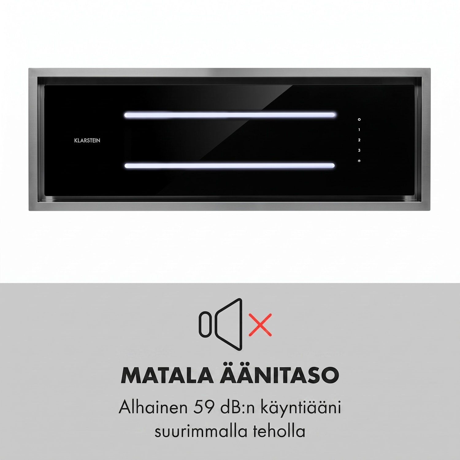 High Line liesituuletin kattoon asennettava 77 cm 410 m3/h 75 W 3 porrasta kaukosäädin musta 77 cm | Musta