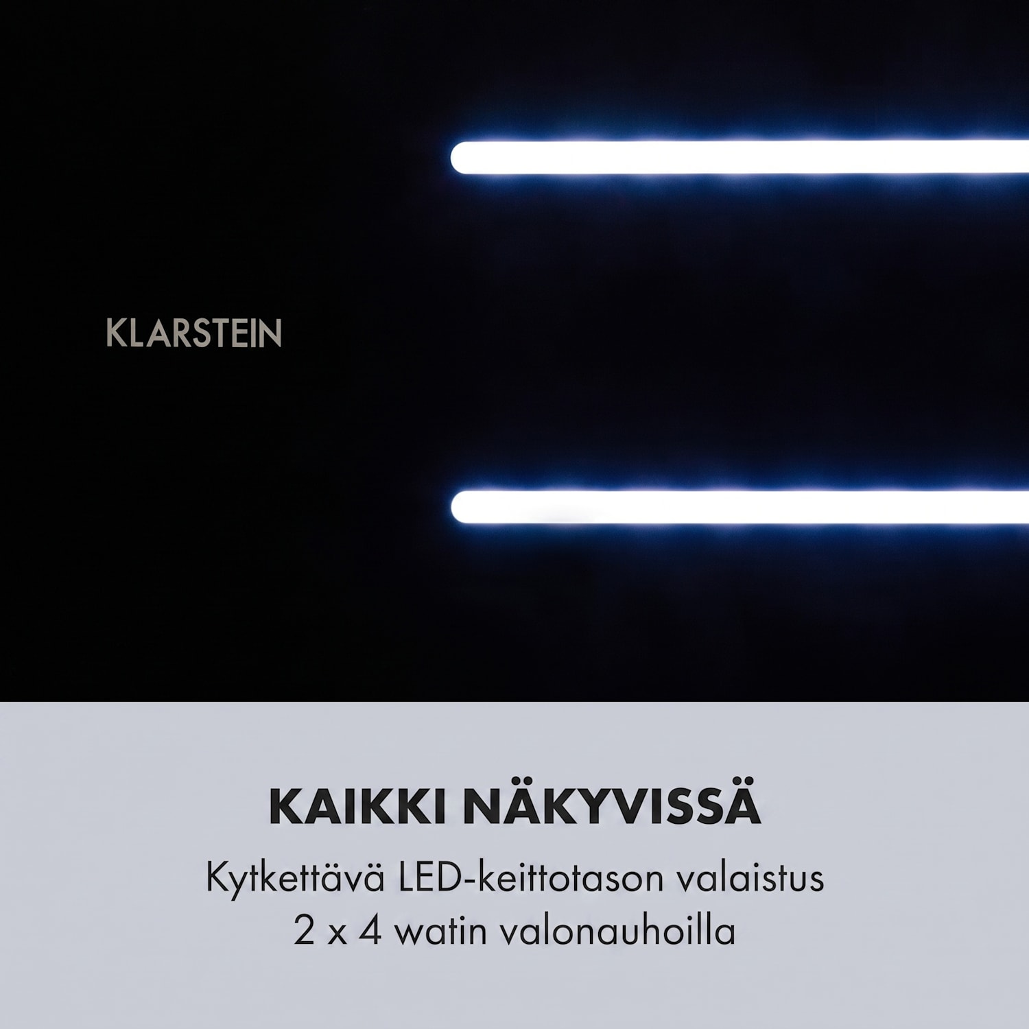 High Line liesituuletin kattoon asennettava 90 cm 410 m3/h 75 W 3 porrasta kaukosäädin musta 90 cm | Musta