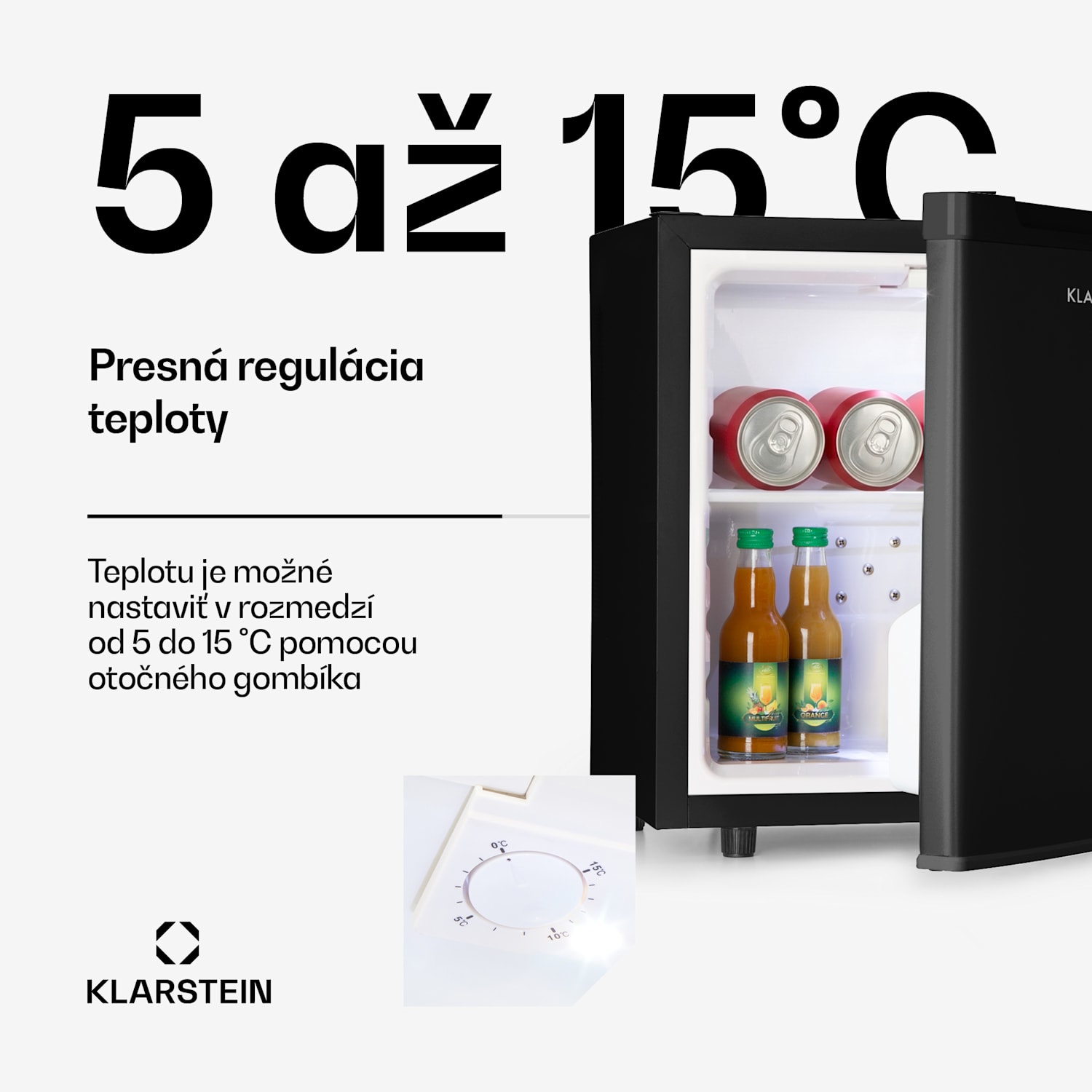 Silent Cool, chladnička, 30 l, Arctic-Fox Cooling, energet. trieda G, čierna 30 L | Čierna