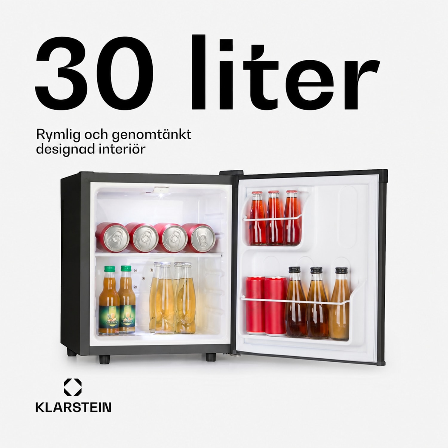 Silent Cool Kylskåp 30l Arctic-Fox Cooling 23 dB(A) 