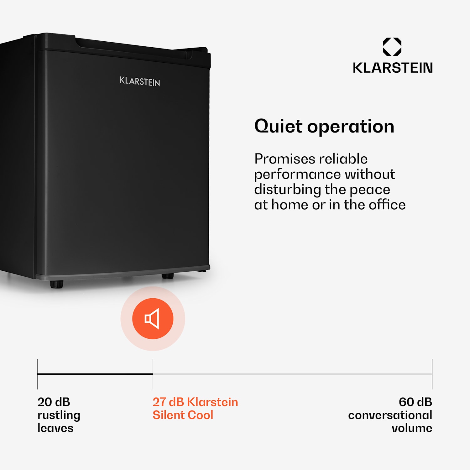 Frigorífico Silent Cool 30l Cooling Arctic-Fox 23 dB(A) 30 L | Preto