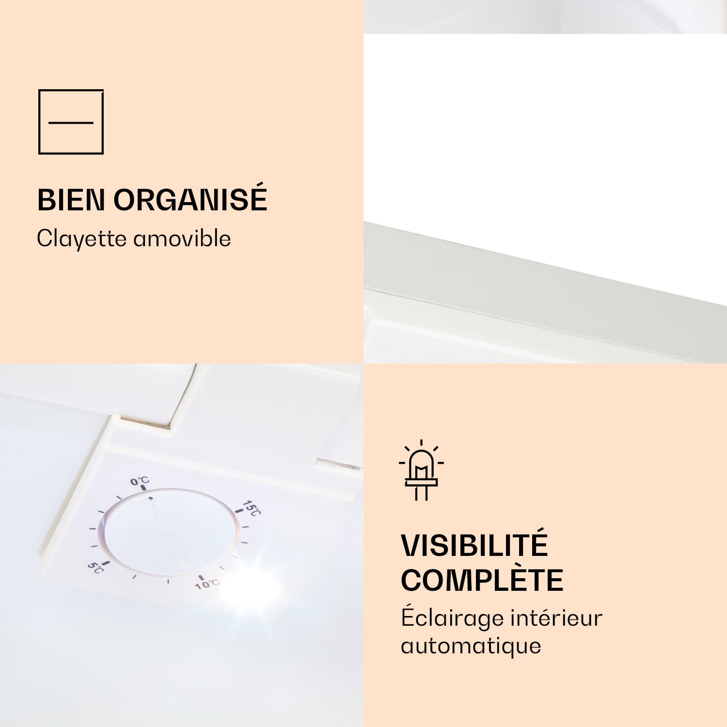 Silent Cool koelkast minibar 30 liter volume Arctic-Fox Cooling Wit