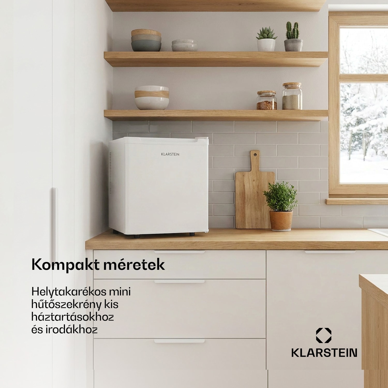 Silent Cool, hűtőszekrény, 30 liter, Arctic-Fox Cooling, G energiahatékonysági osztály, fehér 30 L | Fehér