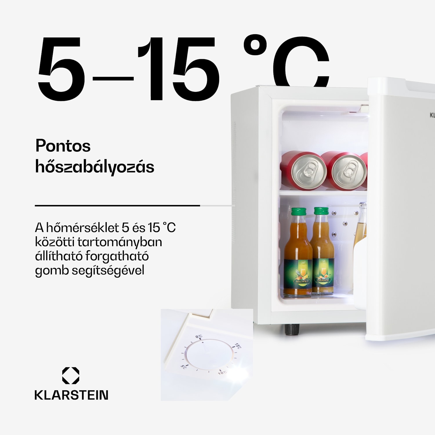 Silent Cool, hűtőszekrény, 30 liter, Arctic-Fox Cooling, G energiahatékonysági osztály, fehér 30 L | Fehér