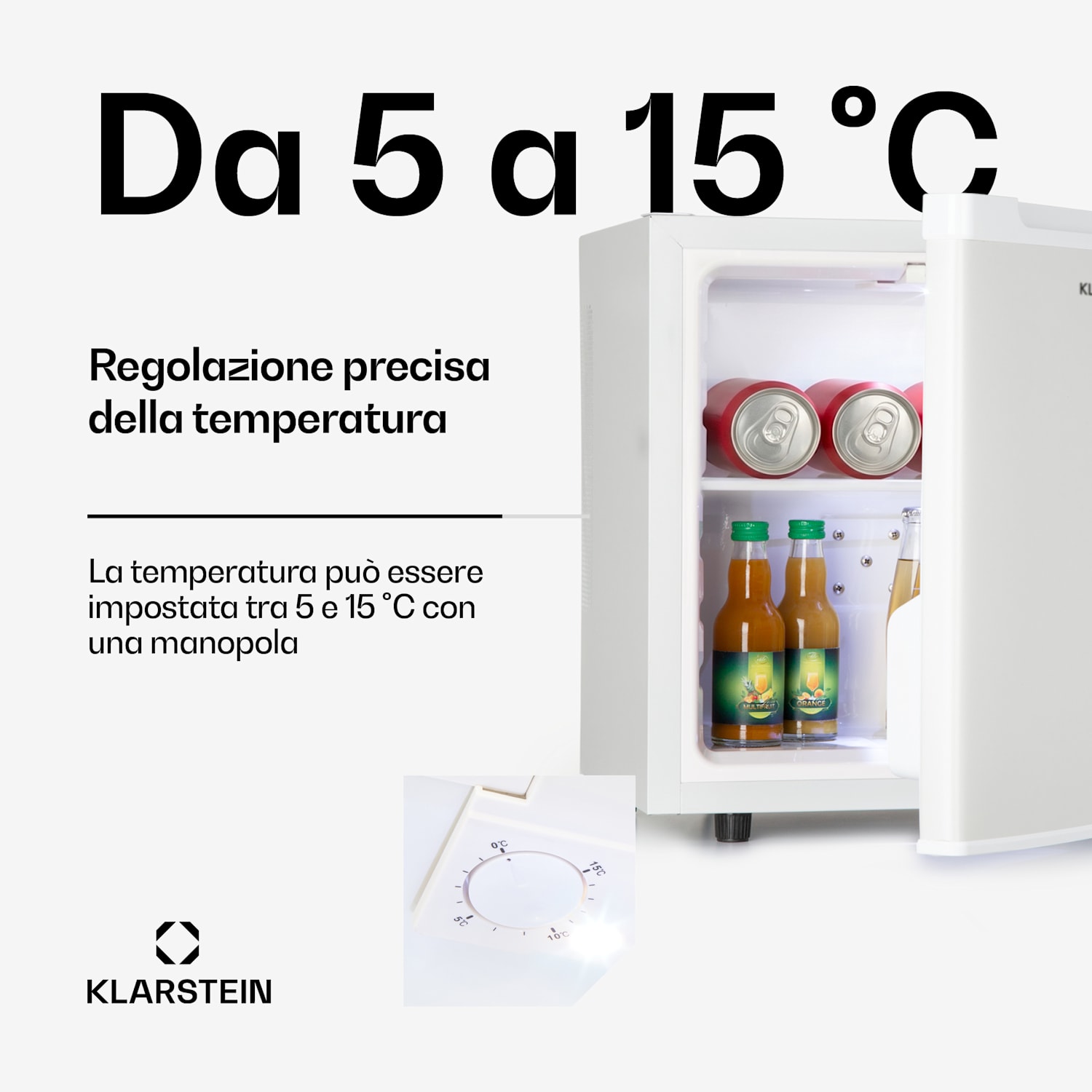 Silent Cool - Frigorifero, minibar, 30 litri di volume, Arctic-Fox Cooling 30 L | Bianco