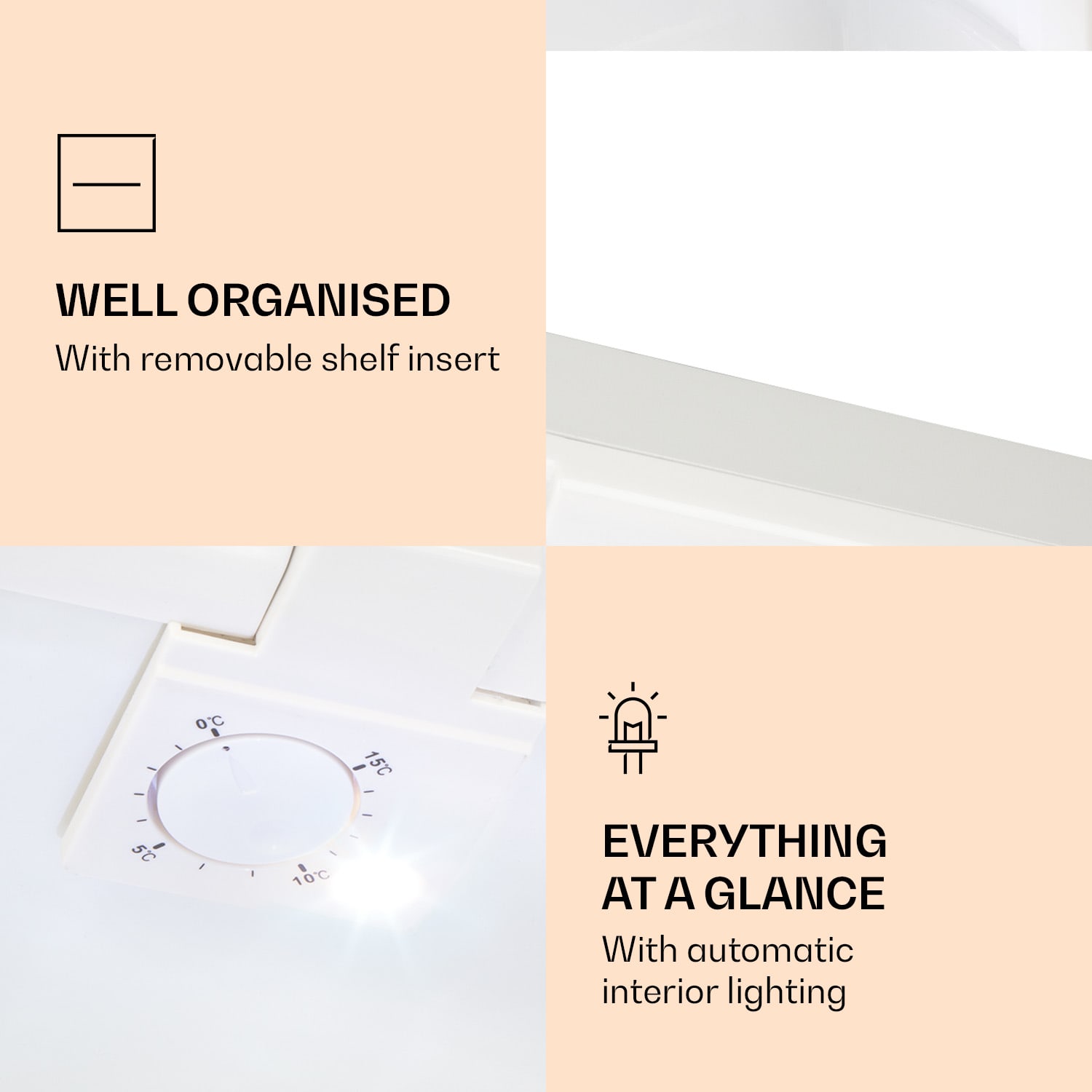 Silent Cool -jääkaappi minibaari 30 litran tilavuus Arctic-Fox-jäähdytysjärjestelmä Valkoinen