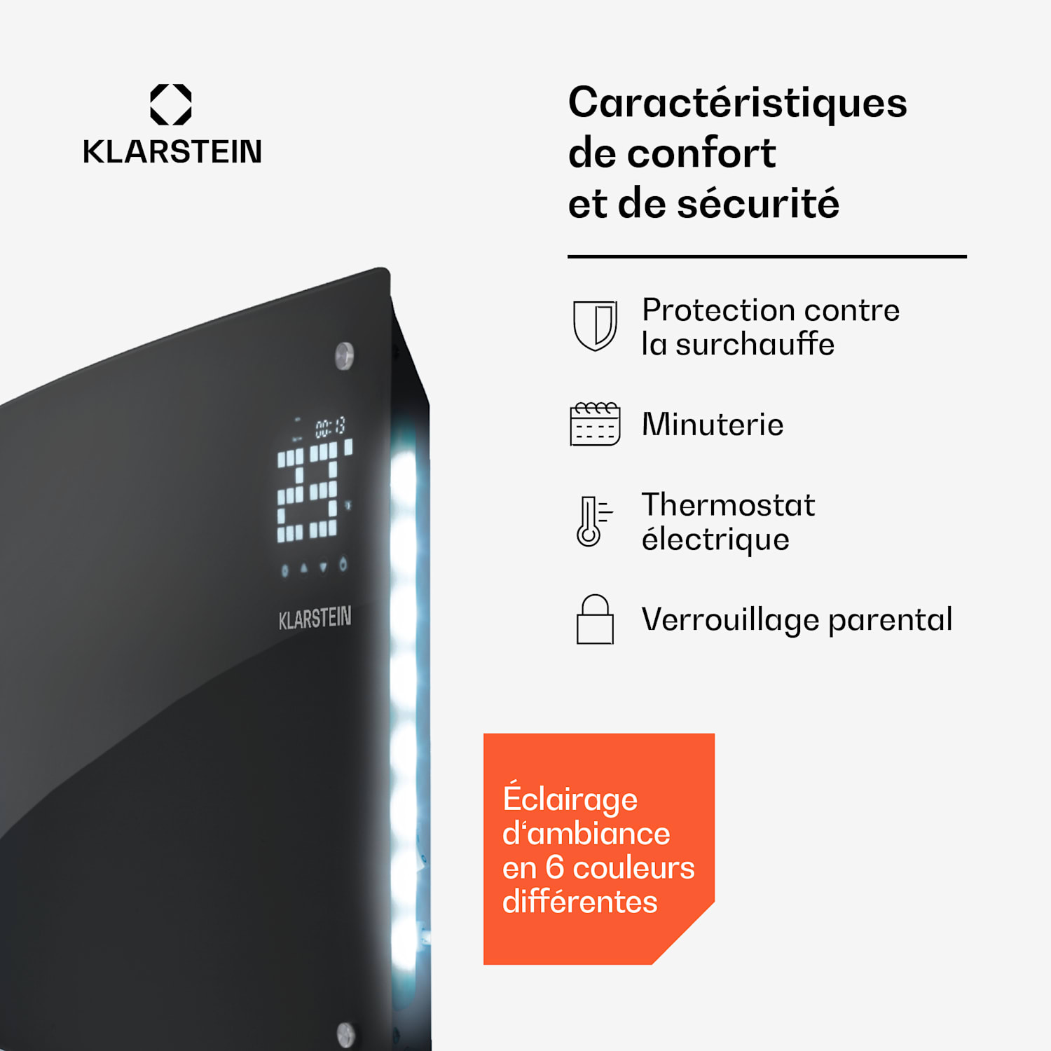 Radiateur convecteur Bornholm Curved Ambient 1000/2000 W 