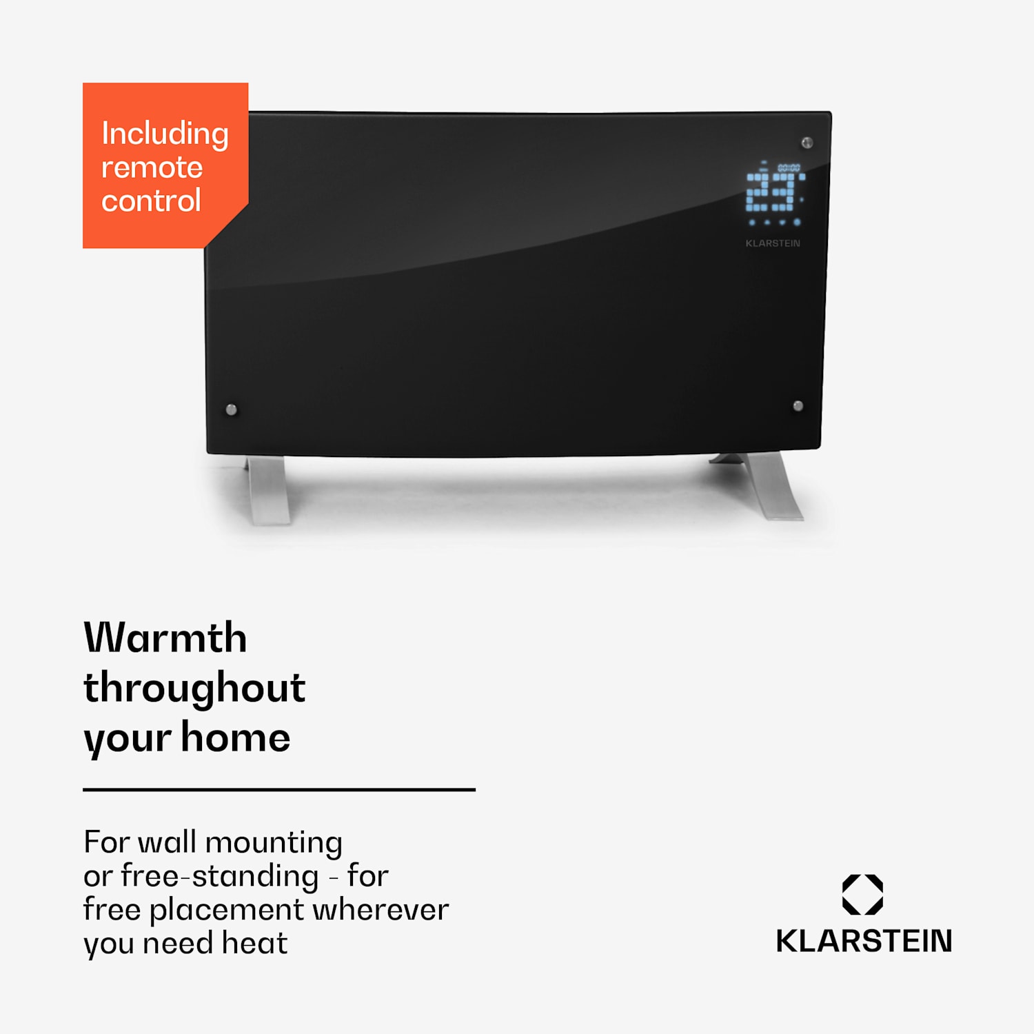 Bornholm Curved Ambient convectieverwarming 1000/2000 W 