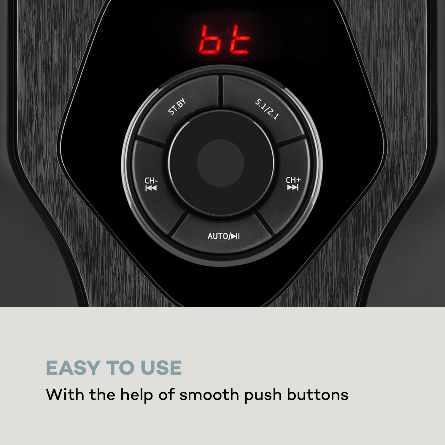 Concept 720, 5.1 reproduktorový systém, 95 W, OneSide subwoofer, BT, USB, SD