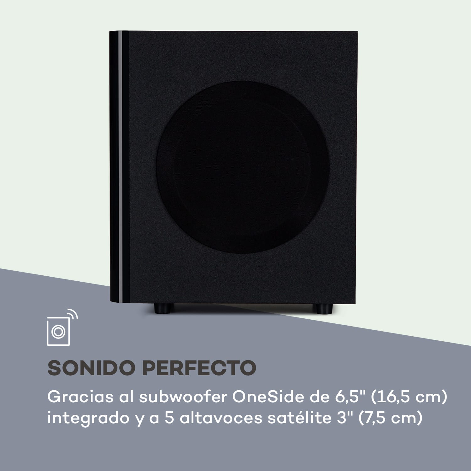 Areal Touch 5.1 Sistema de altavoces 200 W máx. OneSide Subwoofer Bluetooth USB SD 
