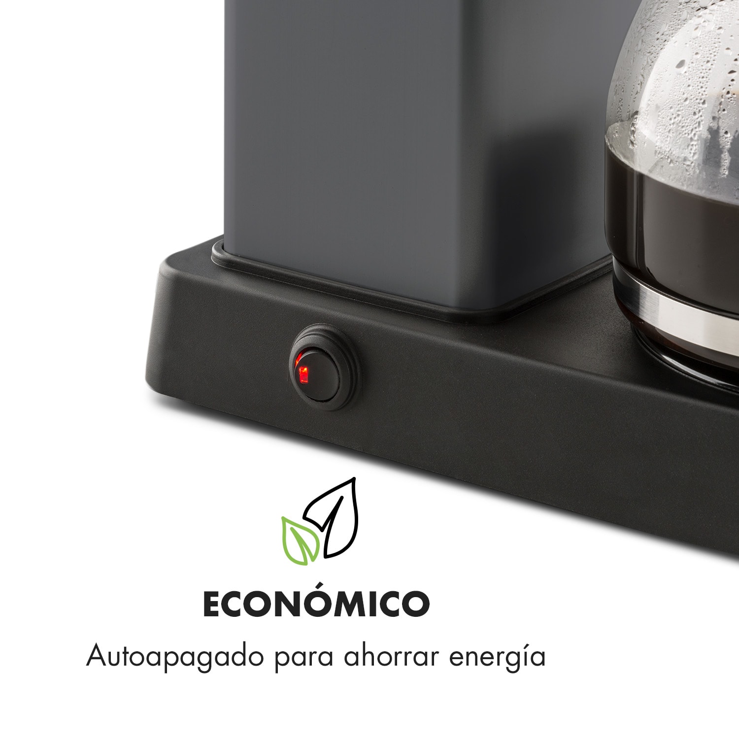 GrandeGusto Cafetera 1690W 1,3l Pre-infusion 96°C Negro Negro
