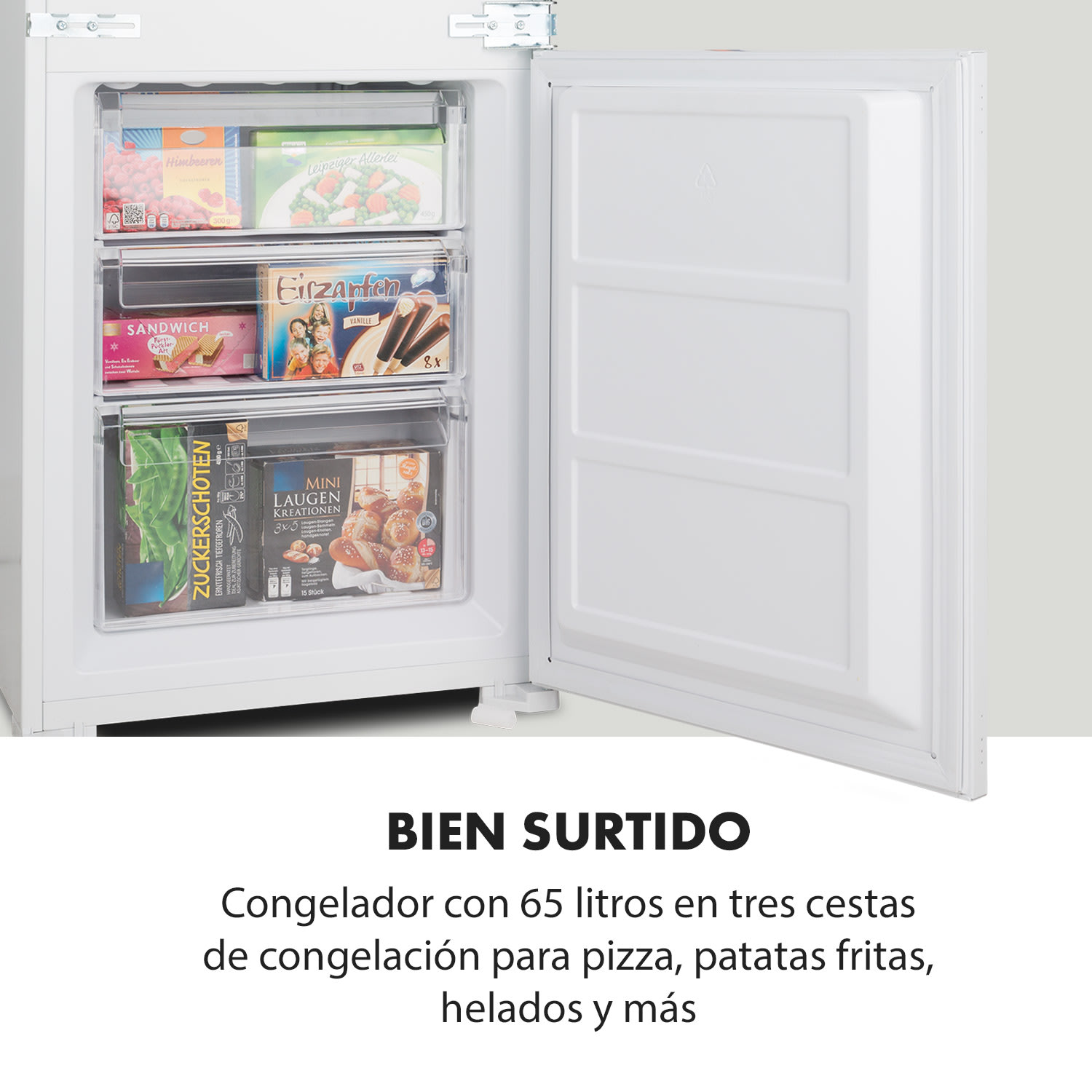 CoolZone 250 Eco Frigorífico con congelador 185 L / 65 L A++ LED Empotrable Blanco 
