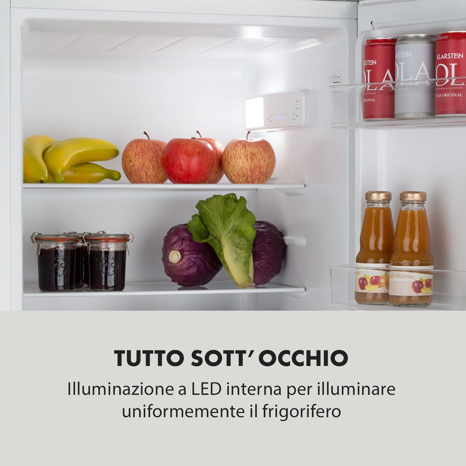 CoolZone 250 Eco Frigorifero/Congelatore 185 l / 65 l A++ LED da Incasso Bianco 