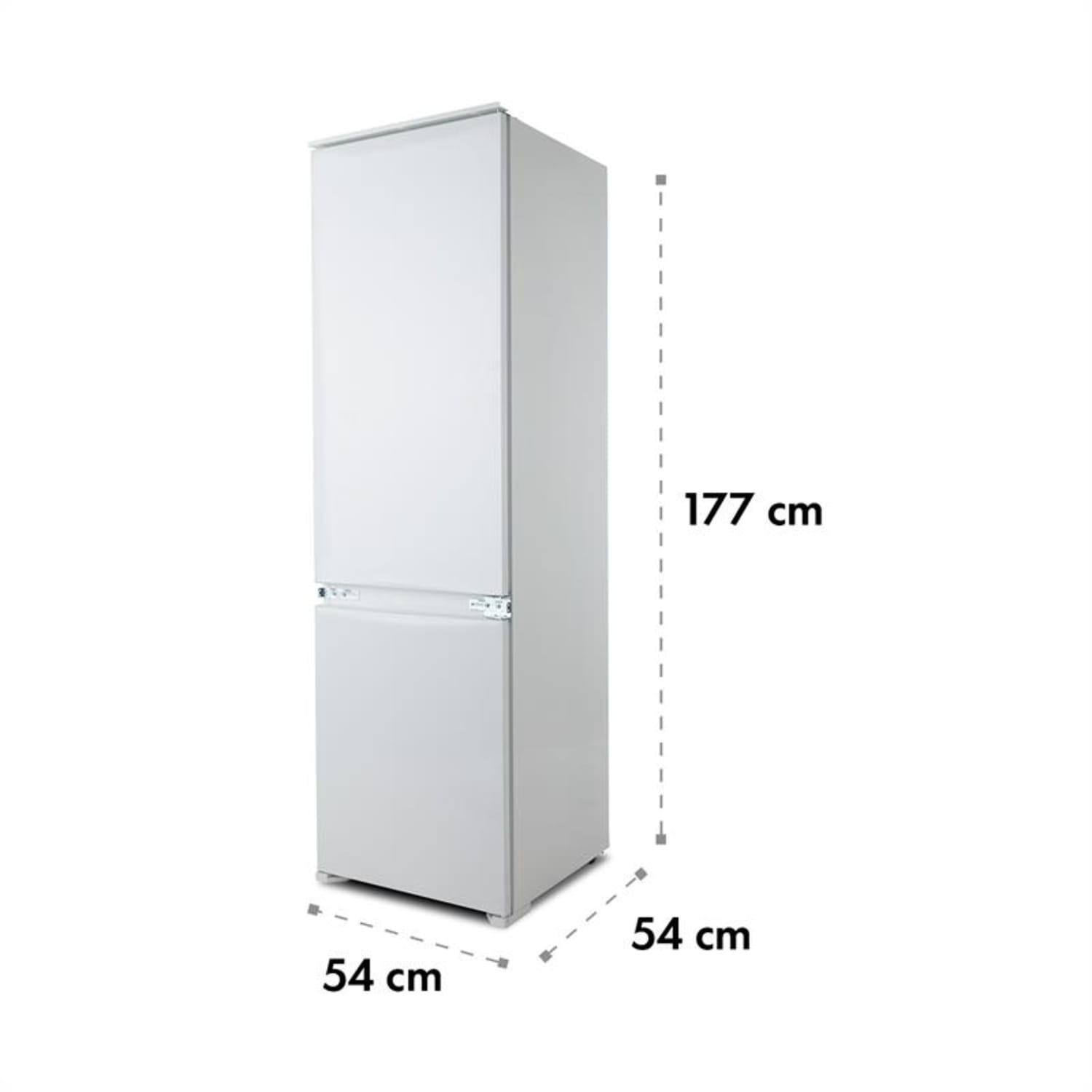 CoolZone 250 Eco koelvriescombinatie 185 L / 65 L A++ led inbouw wit 