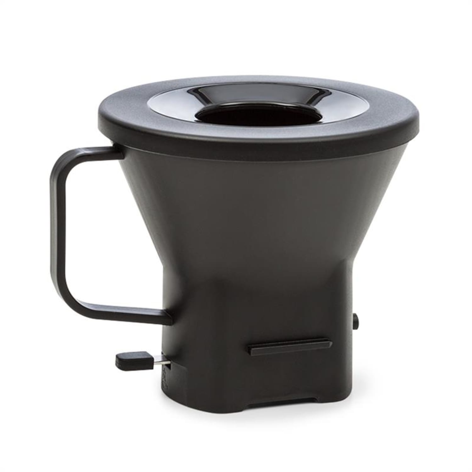 Grande Gusto utbytes-kaffefilterhållare med lock BPA-fri svart 