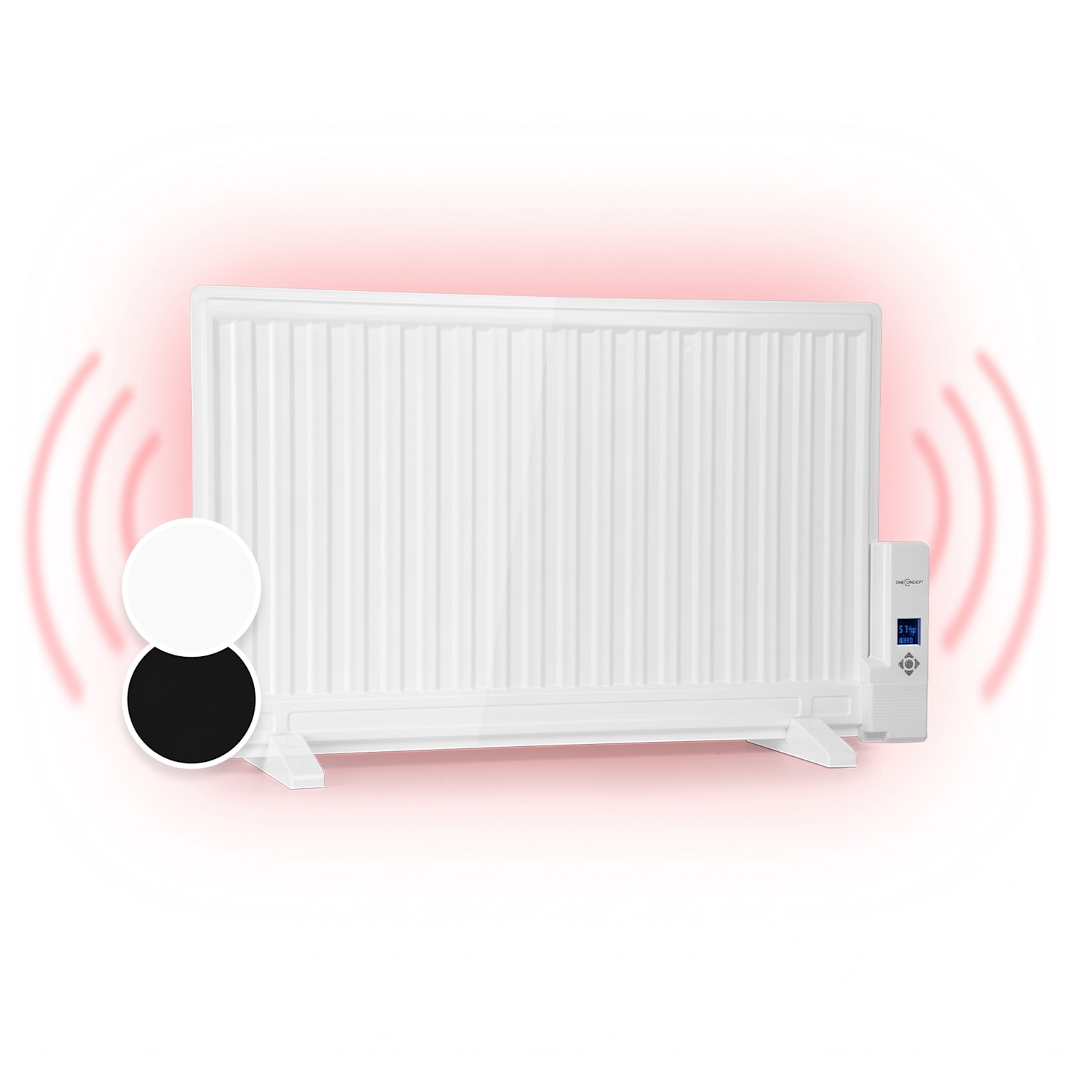 Wallander, uljni radijator, 800 W, termostat, uljno zagrijavanje, ultra tanki dizajn, bijeli 800 W | Bijela