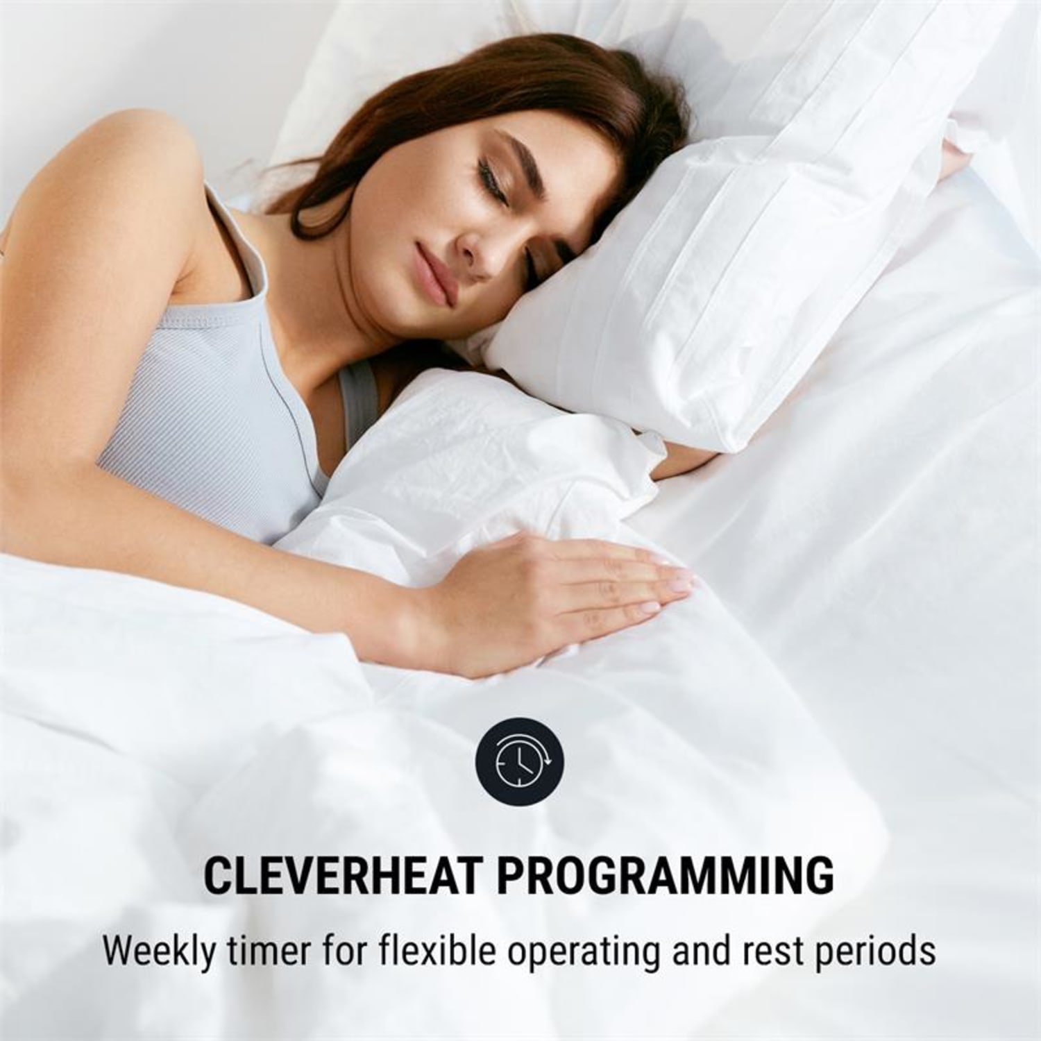 Wallander Oil Radiator 1000W Thermostat Oil Heater Ultra Flat Black 