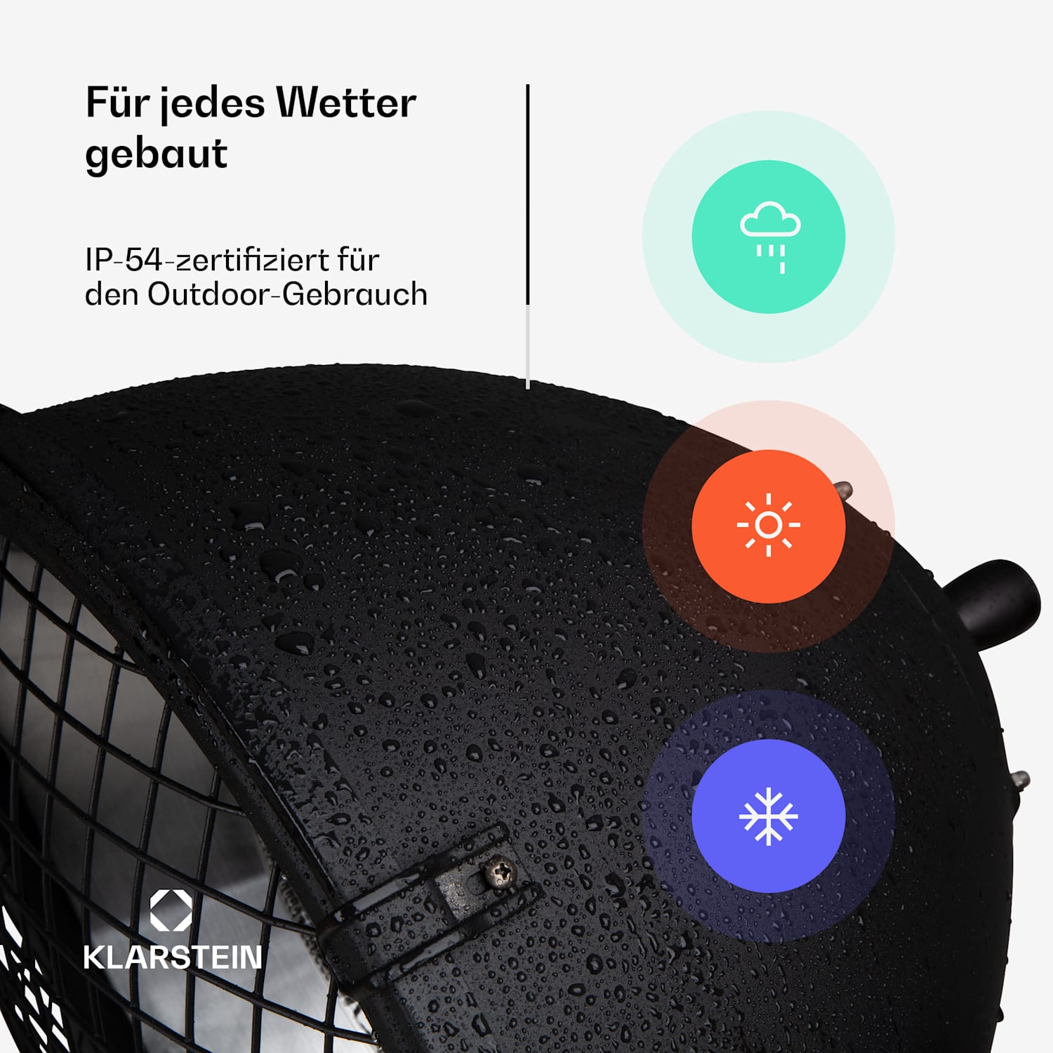 Heatspot Terrassenheizstrahler 900/1200/2100 W IR ComfortHeat Schwarz