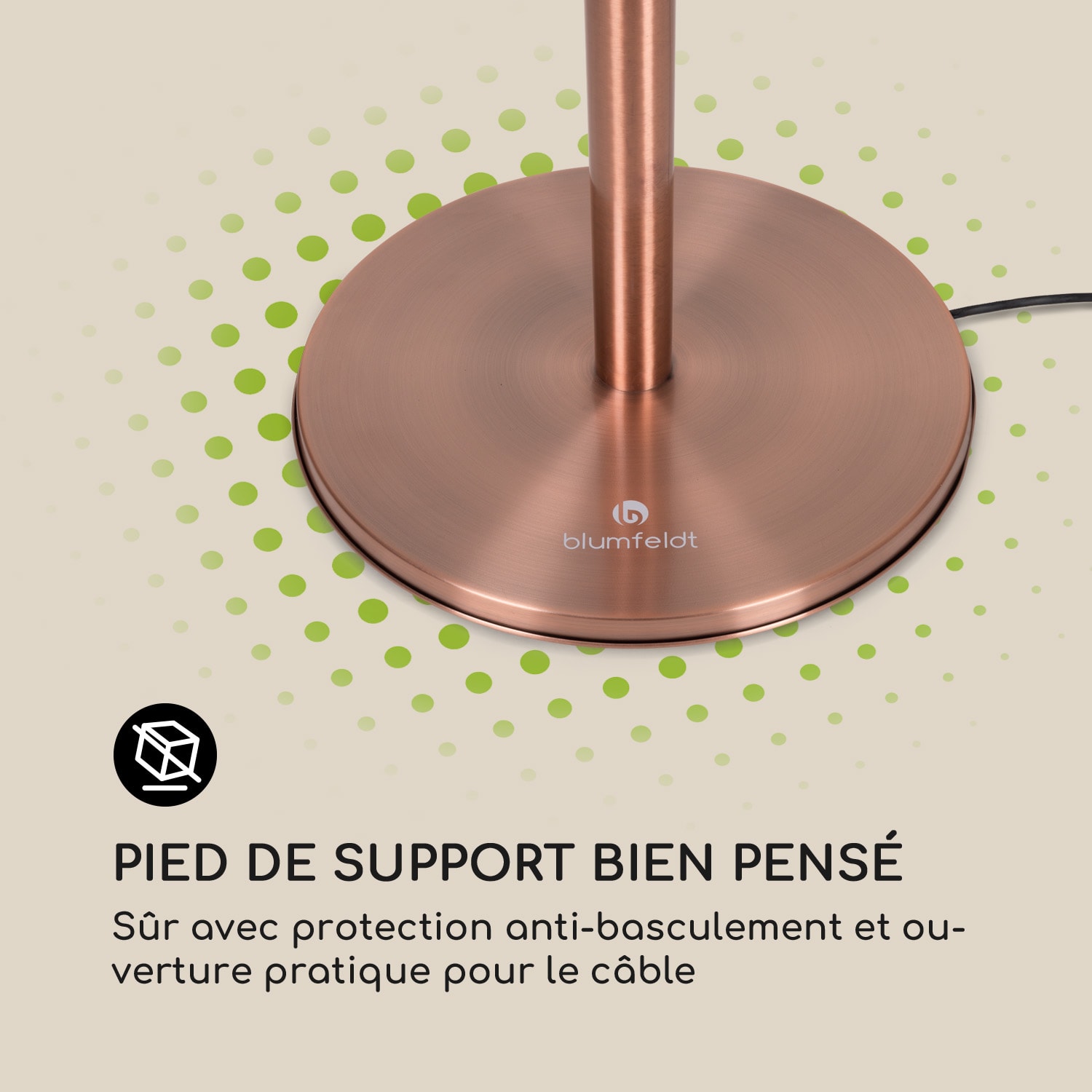 Heatspot radiateur de terrasse 900/1200/2100 W IR ComfortHeat cuivre Cuivre Métallisé