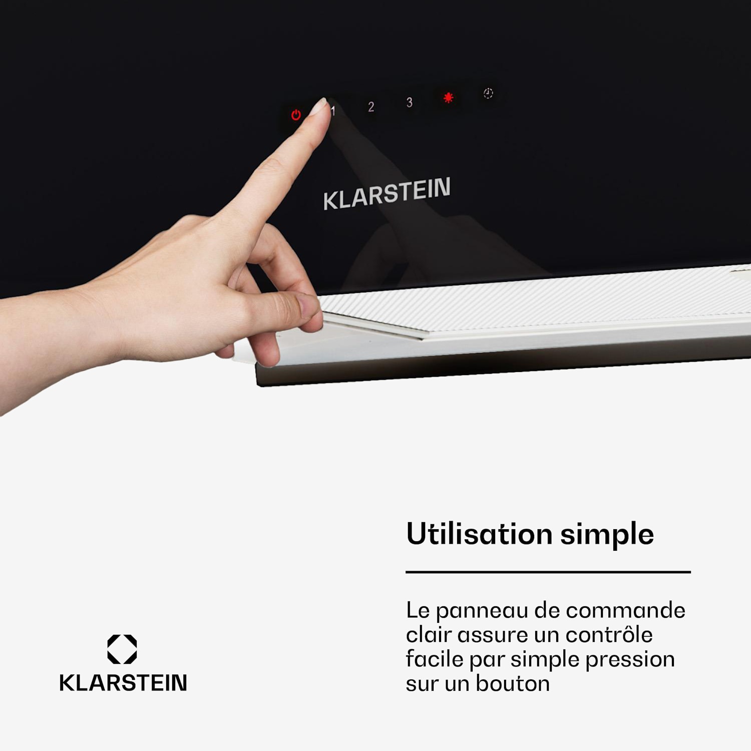 Kronleuchter L eilandafzuigkap 60cm afvoer: 590m³/h led touch zwart Zwart