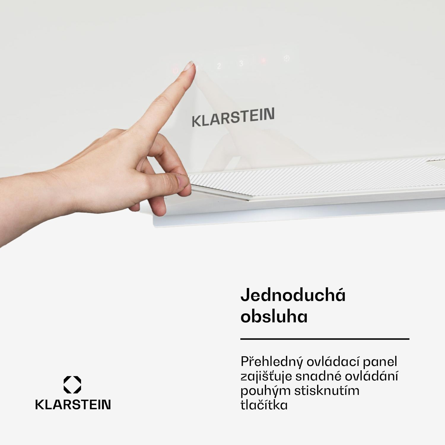 Kronleuchter L, digestoř, 60 cm, ostrůvková, 590 m³/h, dotyková, LED, bílá 