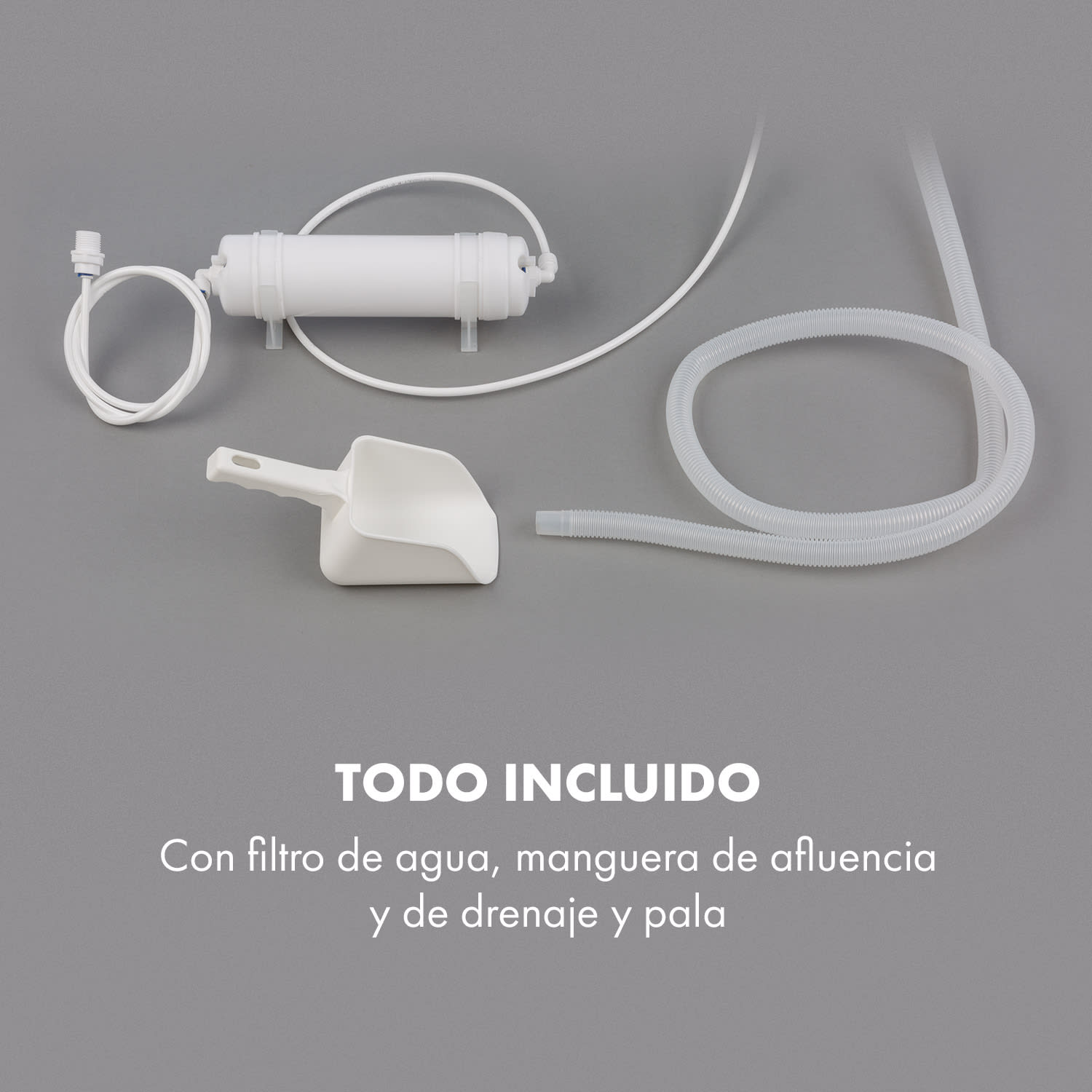 Antarctica Máquina de cubitos de hielo 270W 15l 26kg/24h Acero inoxidable Negra 