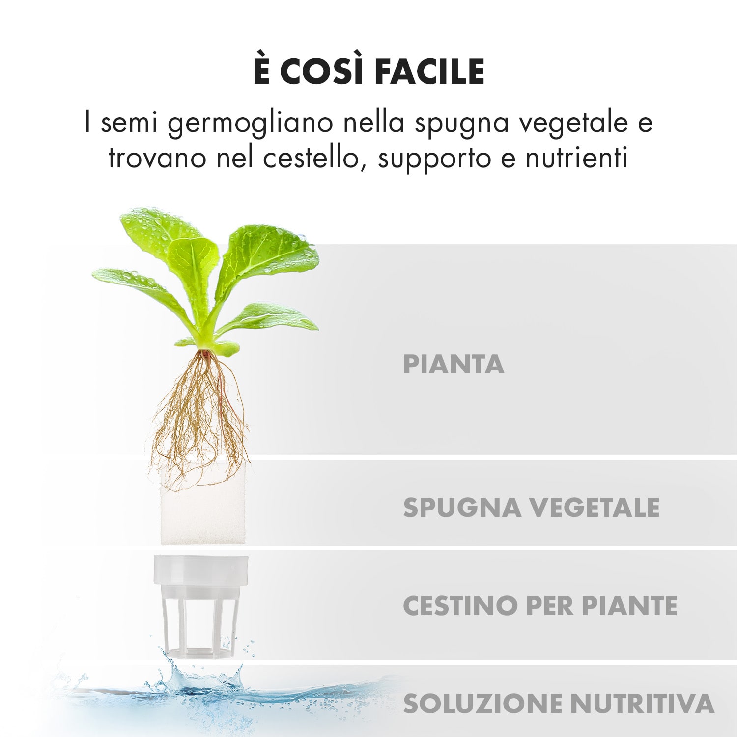 Growlt Farm Smart Indoor Garden 28 piante 48W LED 8 litri 