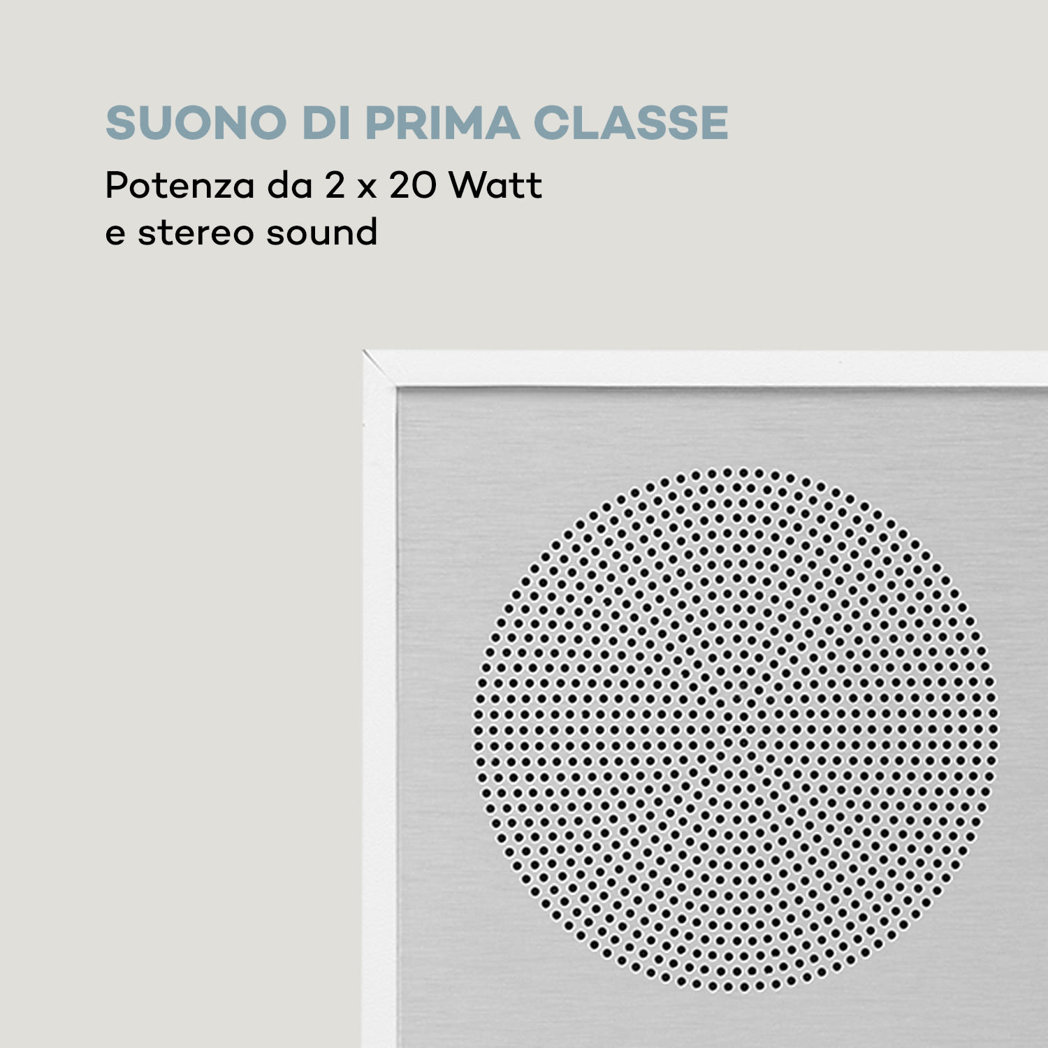 Silver Star CD-FM 2x20W max. slot-in lettore CD UKW BT Alu bianco 