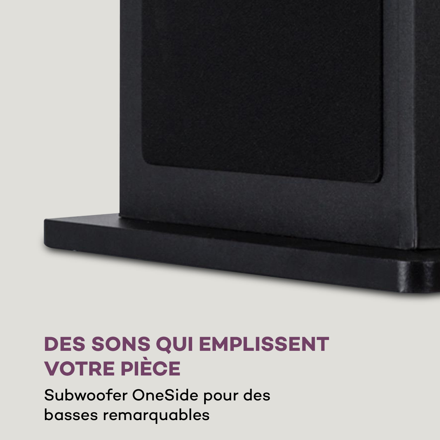 Karaboom 100 Enceinte colonne Wifi radio Internet DAB+ Bluetooth 120W noir Crna