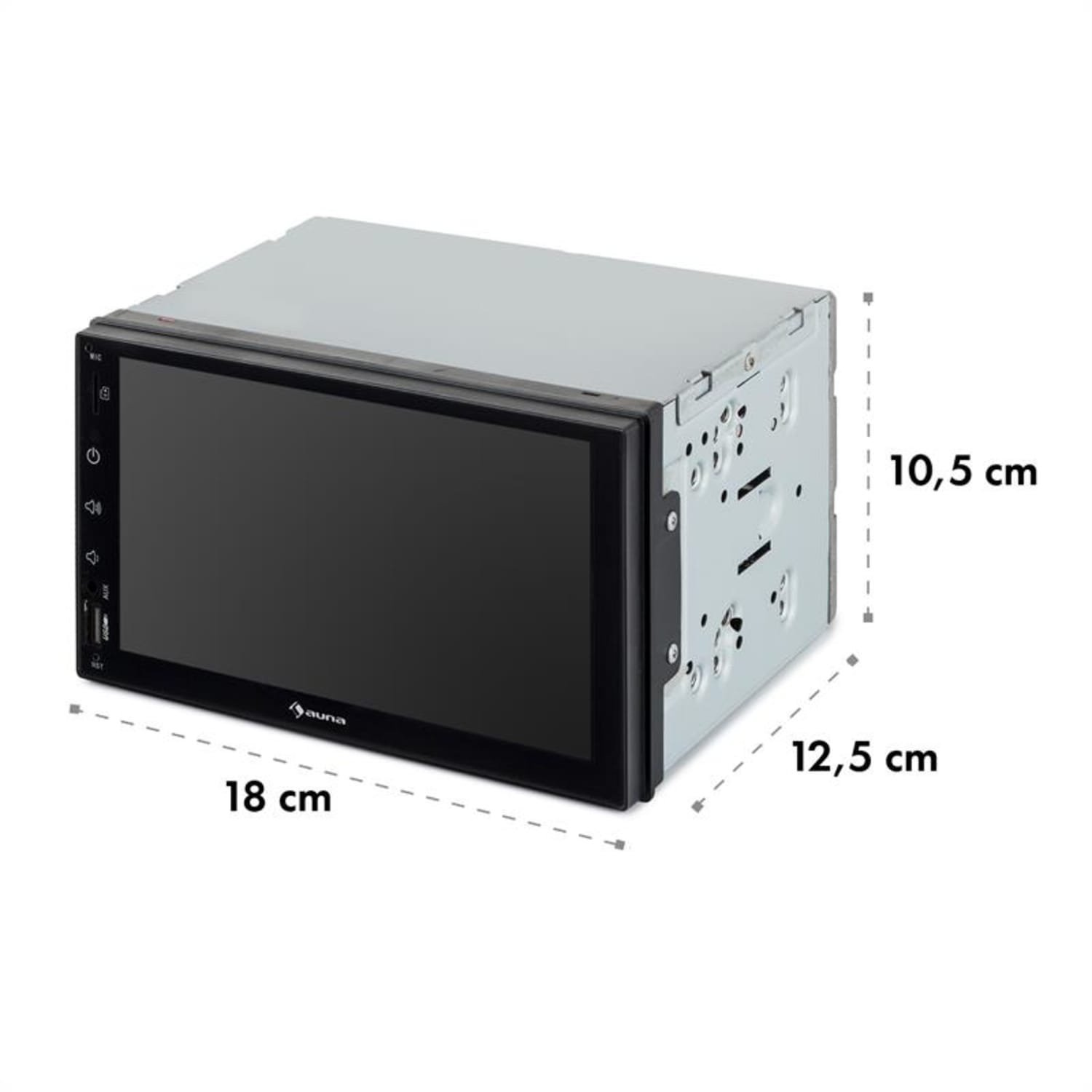 MVD-400 CP Autoradio 7" Touchscreen 4x45W BT Android Auto USB 2 DIN nera 