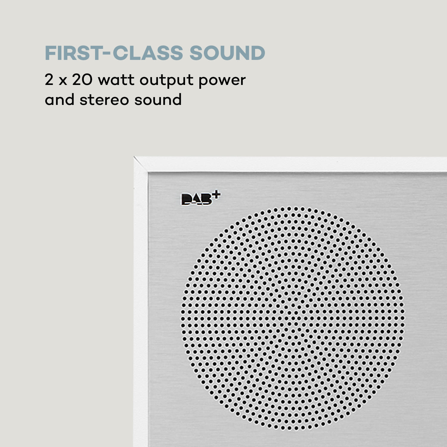 Silver Star CD-DAB Odtwarzacz CD 2 x 20 W maks. Slot-In DAB+ BT aluminium kolor biały