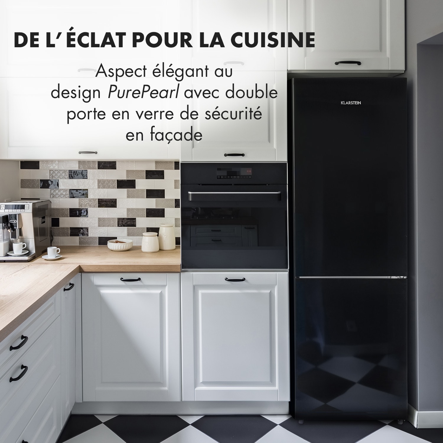 Luminance Frost Combiné réfrigérateur congélateur 300 litres classe A+ 