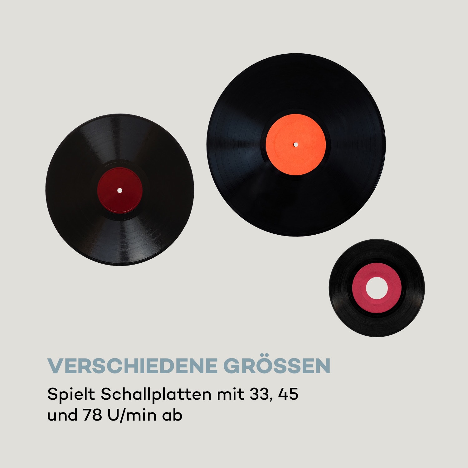 Belle Epoque 1910 Retro-Stereoanlage Plattenspieler CD Lautsprecher 