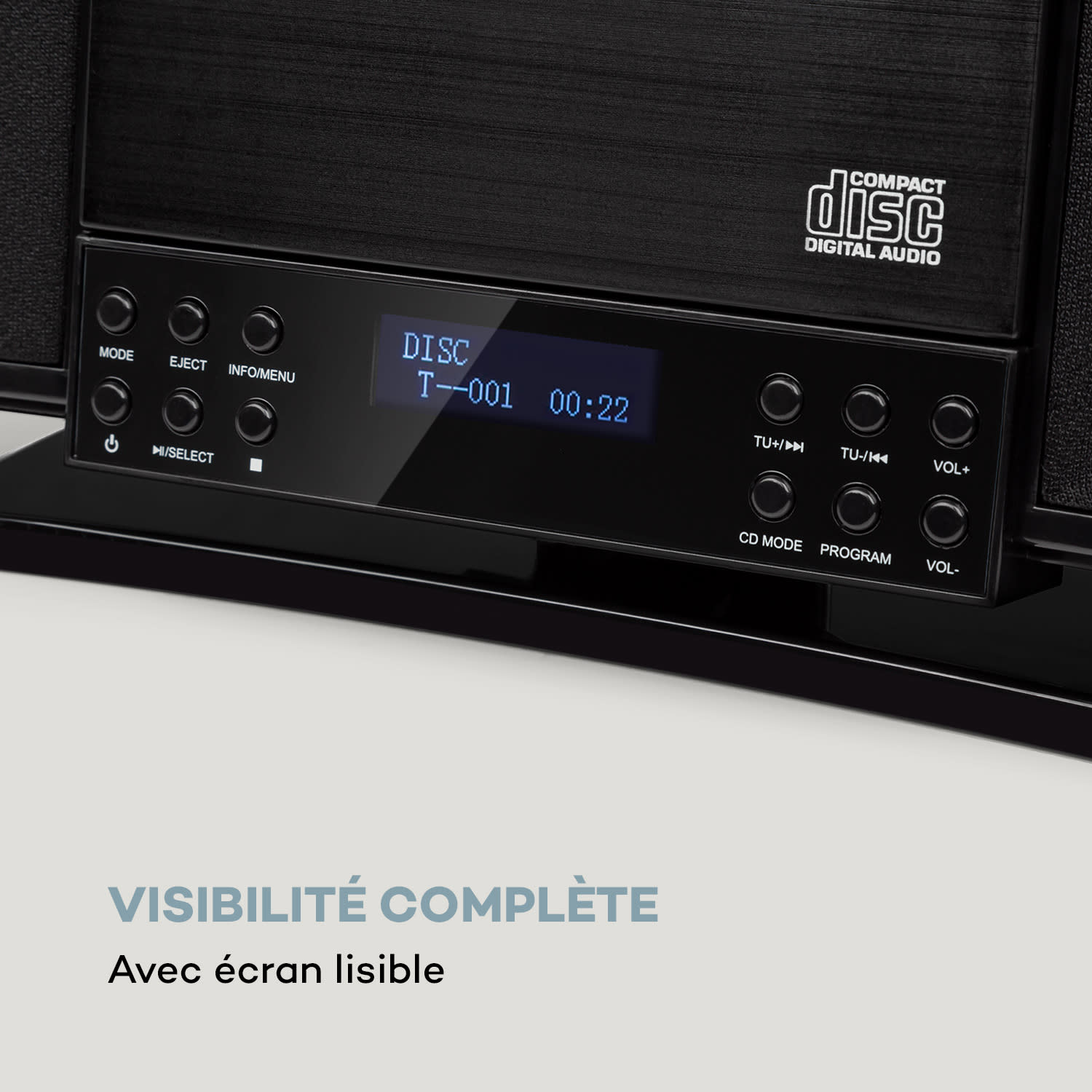 V14-DAB chaîne stéréo verticale lecteur CD tuner DAB+ / FM  Bluetooth - Noi 