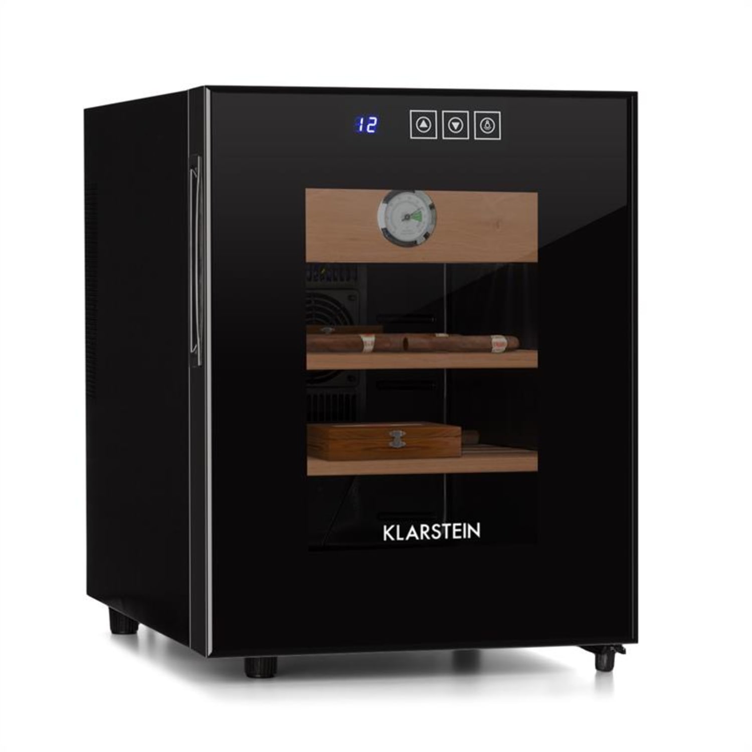 El Presidente 33 humidori 50 W kosketus setripuinen 33 l LED musta 33 l | Ruostumaton Teräs