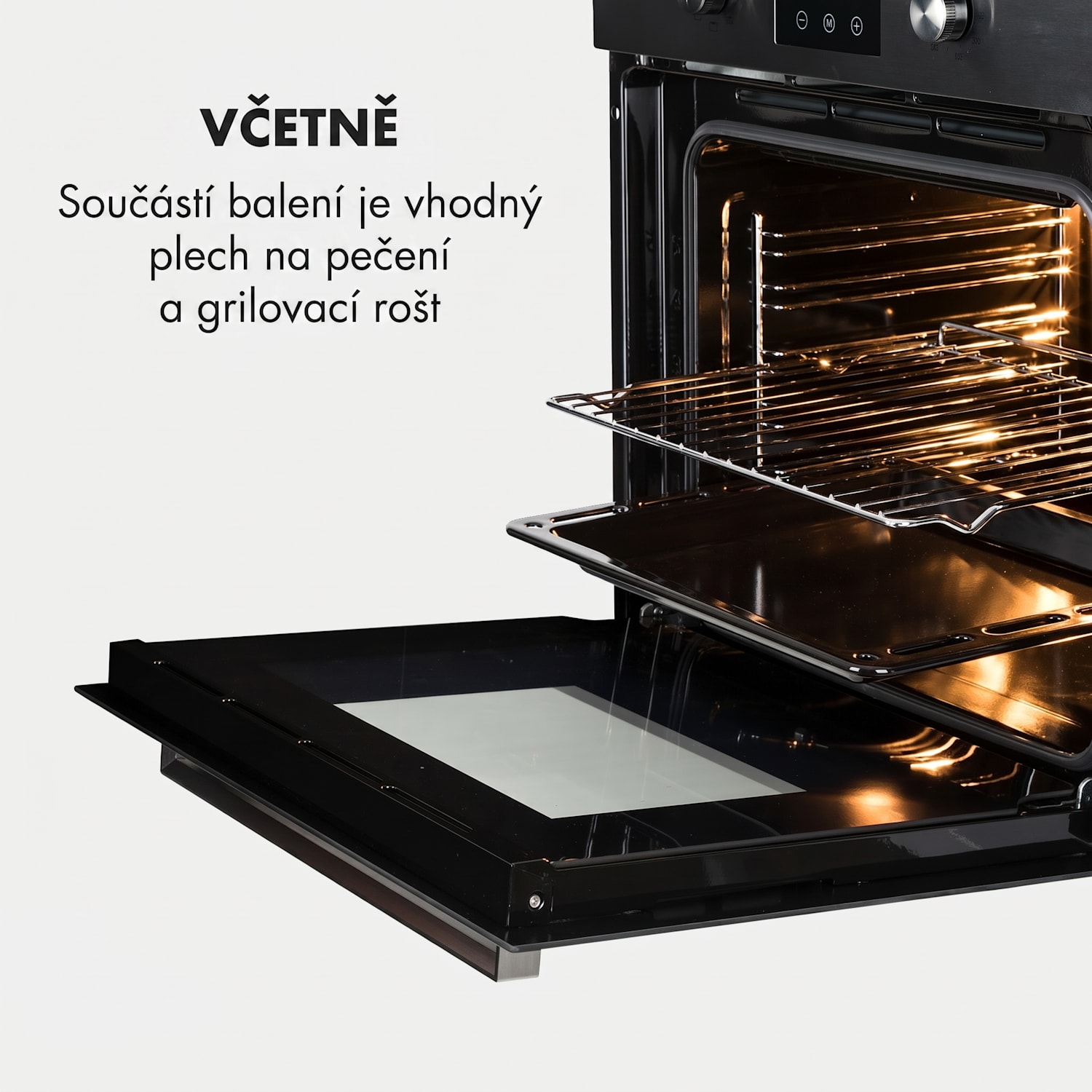 Kalahari, vestavná trouba, 2300 W, 7 funkcí, černá 