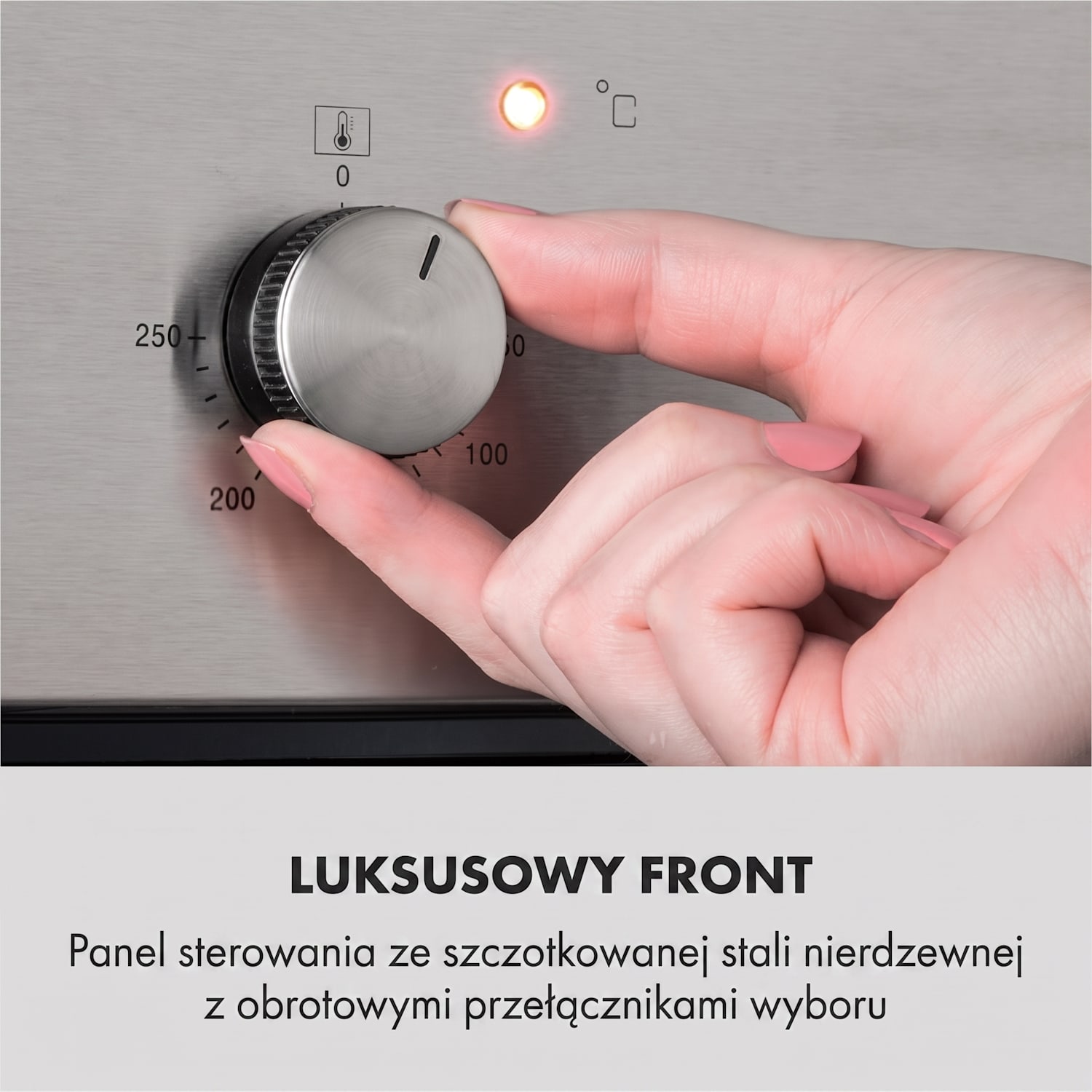 Kalahari, piekarnik elektryczny do zabudowy, 2300 W, 7 funkcji, czarny 