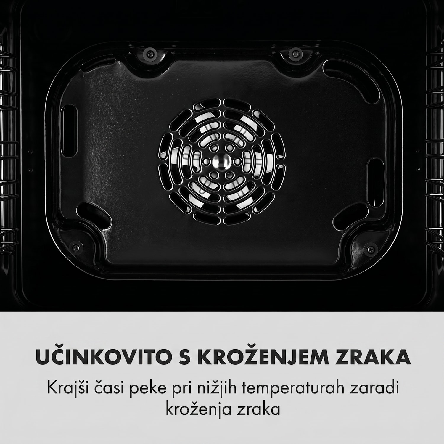 Kalahari, električna vgrajena pečica, 2300 W, 7 funkcij, črna 