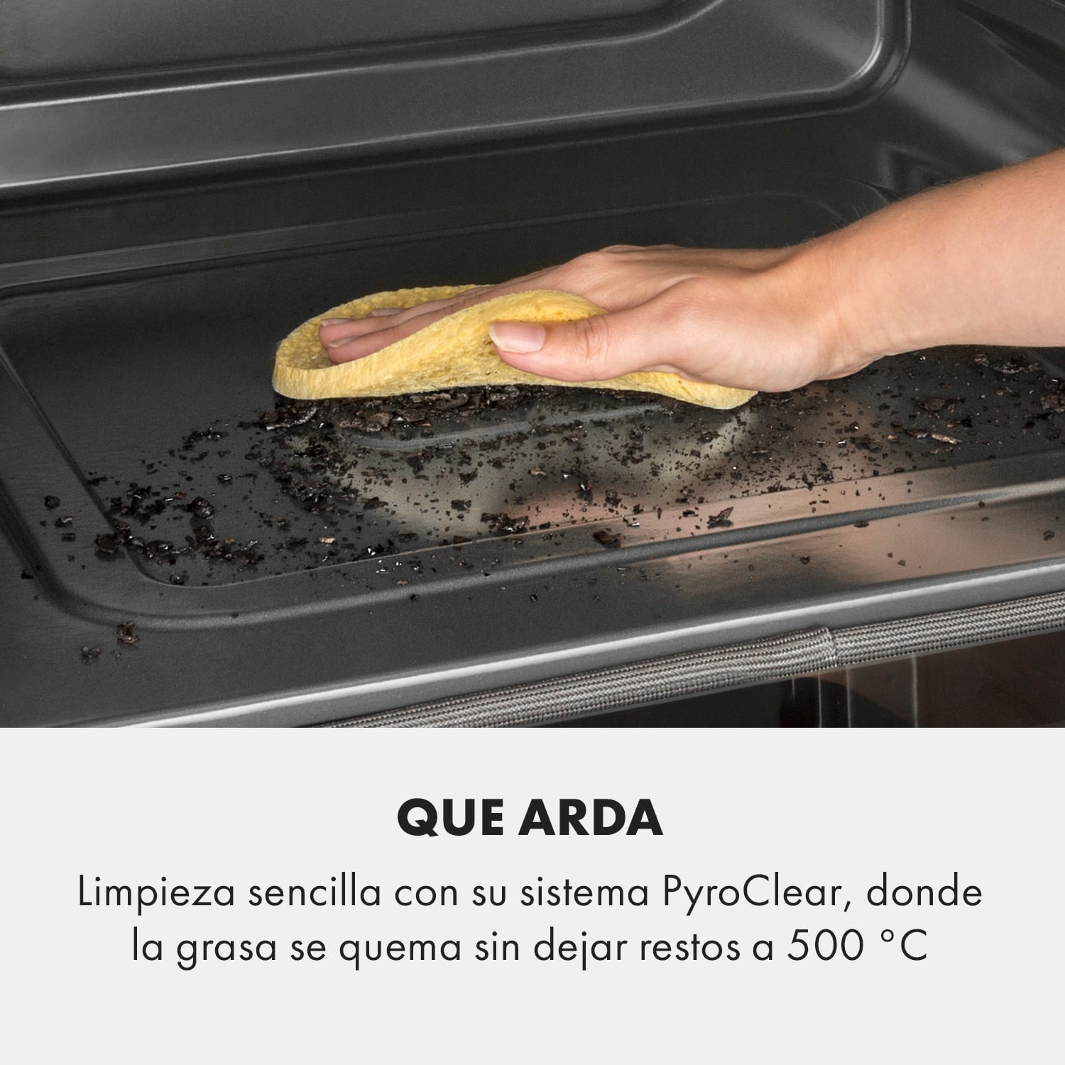 Gusteau Horno eléctrico encastrable 2950W 8 funciones  Negro
