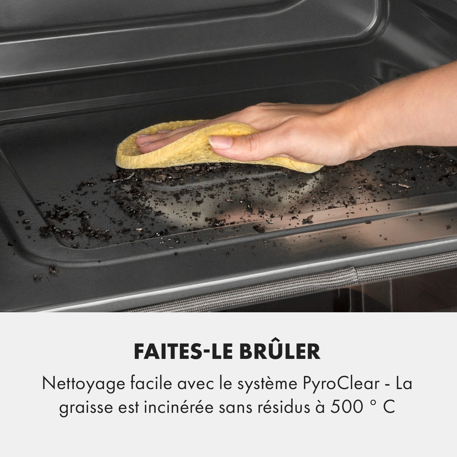 Gusteau elektrische inbouw oven 2950W 8 functies Wit