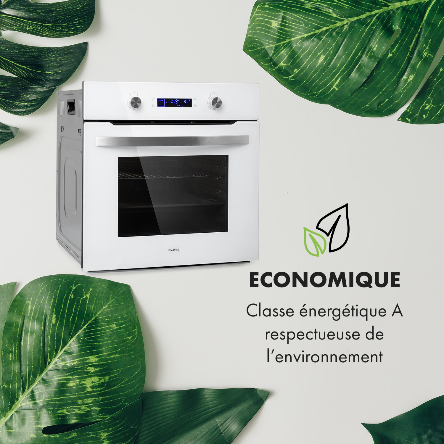 Gusteau elektrische inbouw oven 2950W 8 functies Wit