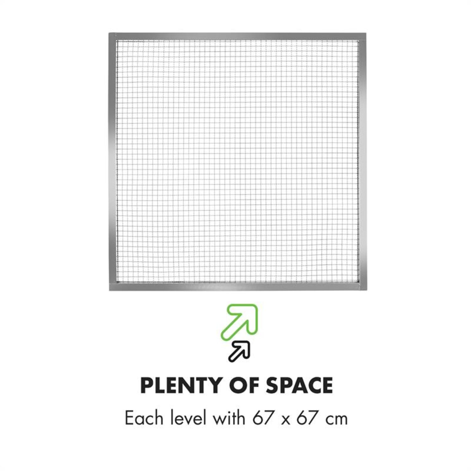Master Jerky 24, sušilni pladnji, nadomestni del, 2 kosa, 67 x 67 cm, nerjavno jeklo