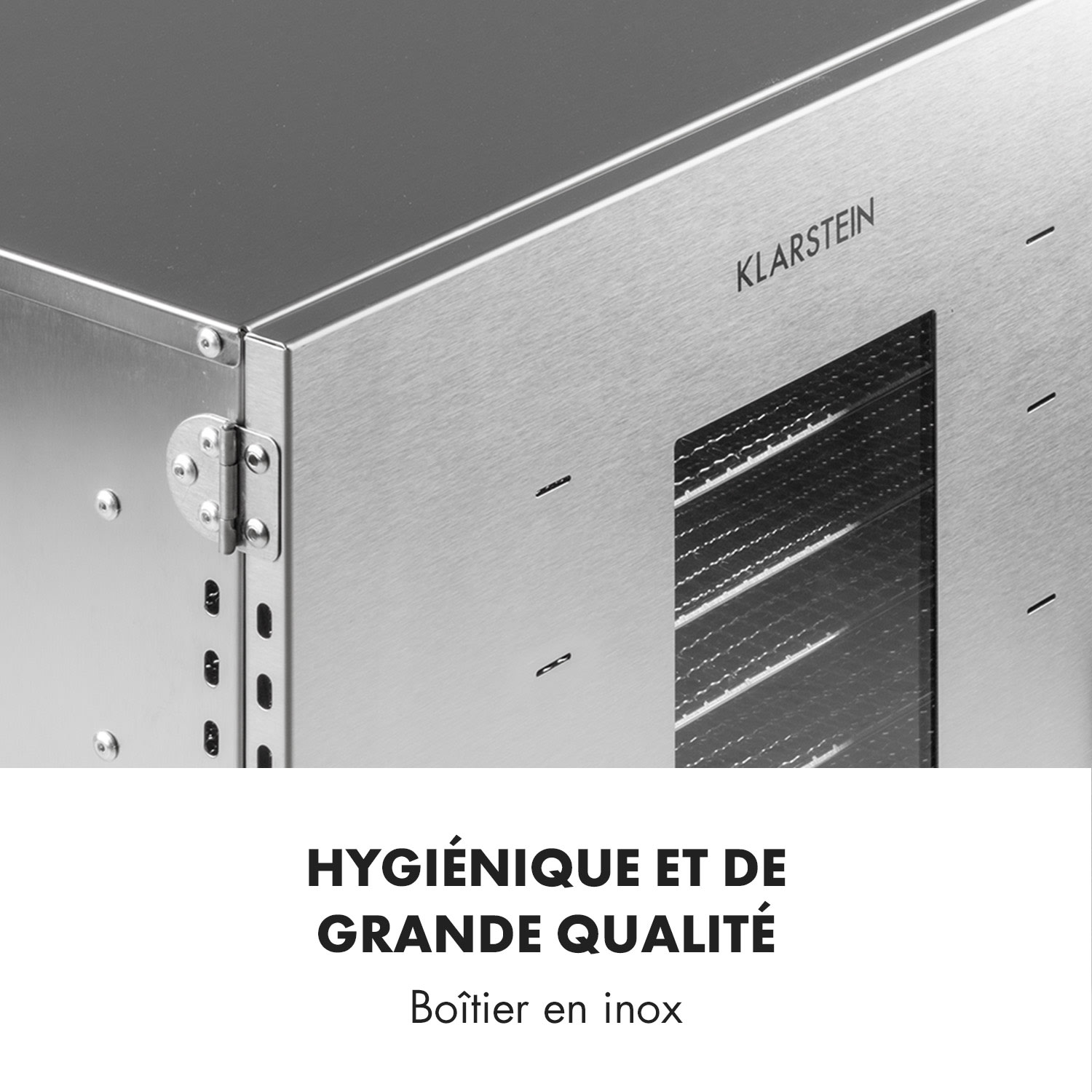 Master Jerky 16 Déshydrateur alimentaire 1500W 40-90 °C - inox argent 16 étages